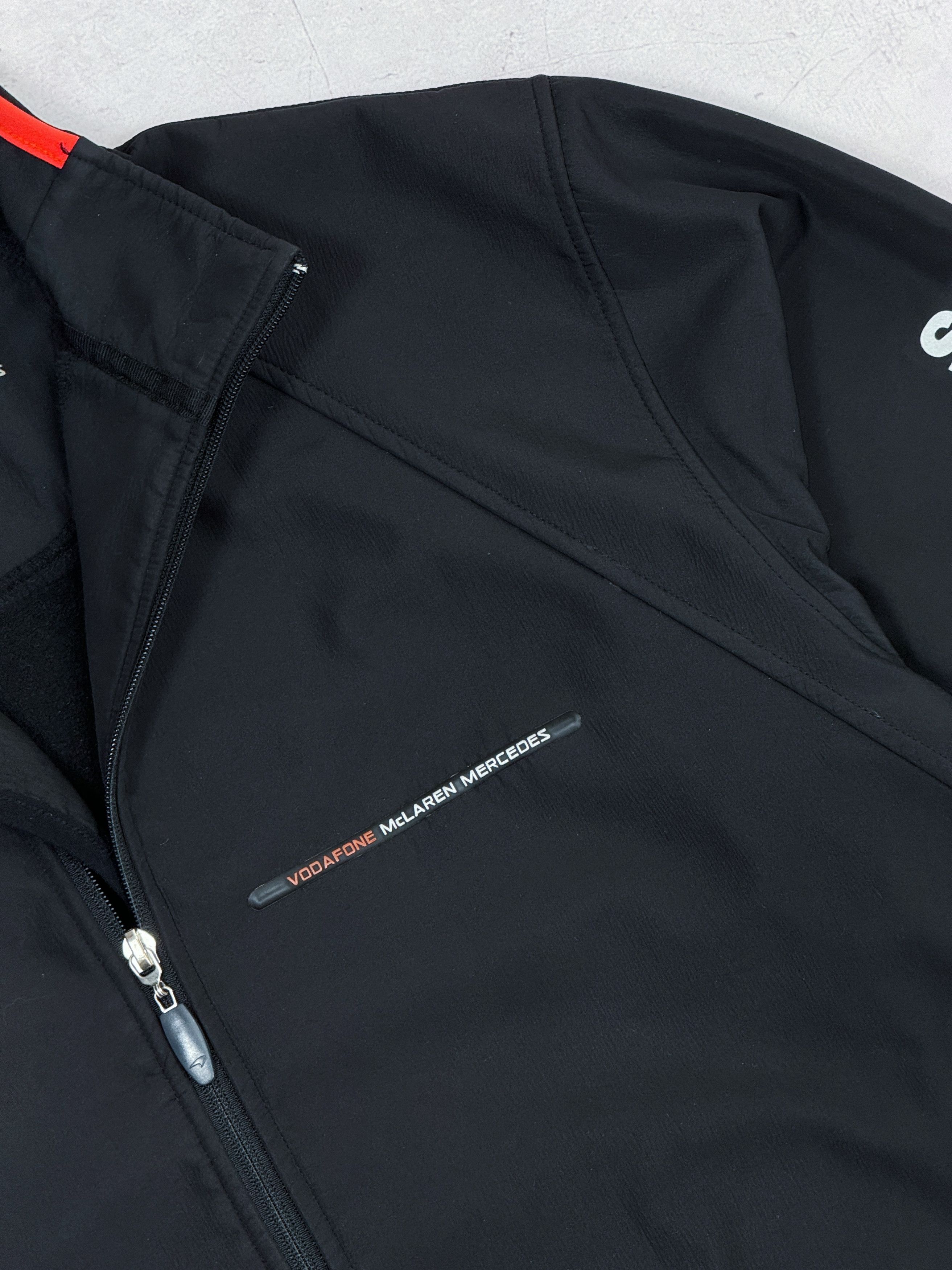 Formula 1 × Mercedes-Benz × Vintage Vodafone Mclaren Mercedes Softshell Jacket Sonax Size US L / EU 52-54 / 3 - 7 Thumbnail