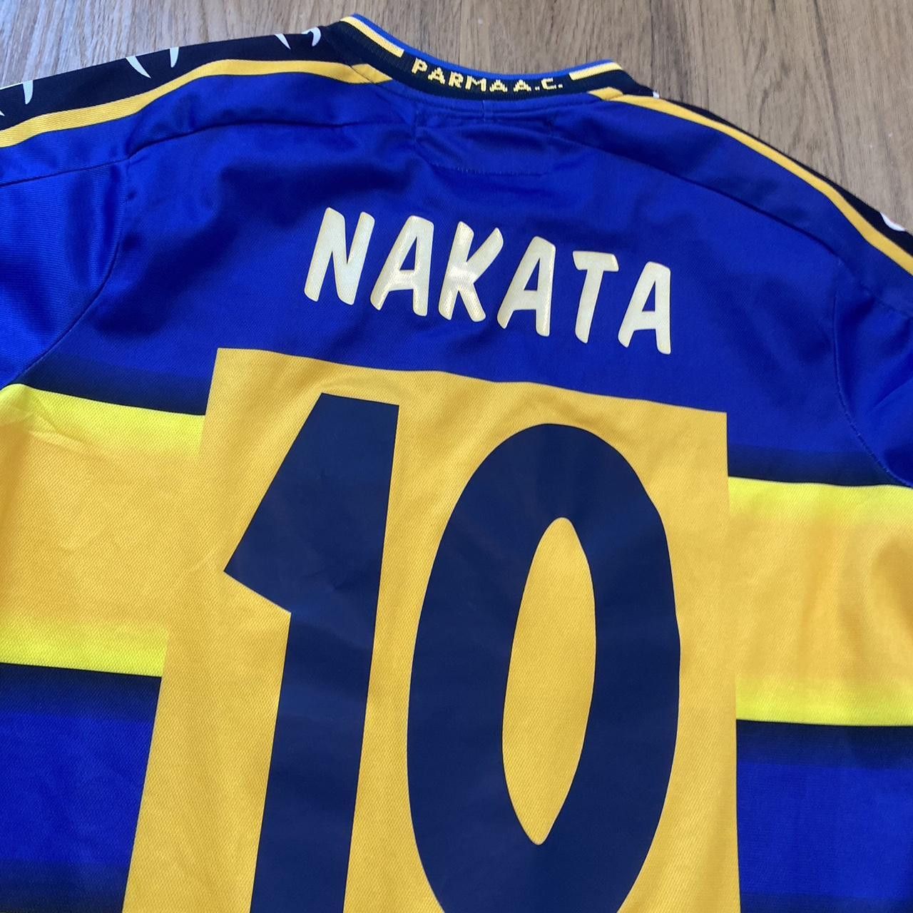 Champion 2001-02 Nakata Parma Champion Joy Parmalat Football Shirt Size US S / EU 44-46 / 1 - 4 Thumbnail