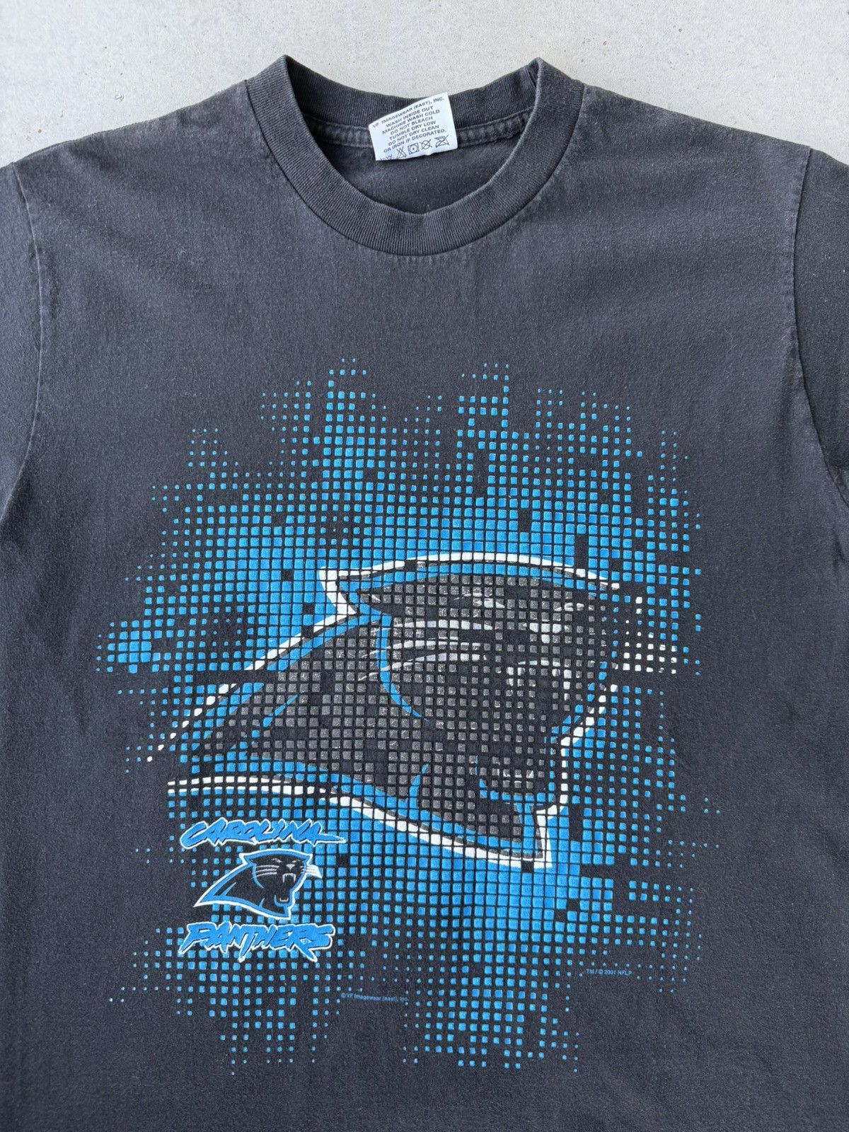 Vintage Vintage 1990s Carolina Panthers T-Shirt Size US M / EU 48-50 / 2 - 1 Thumbnail