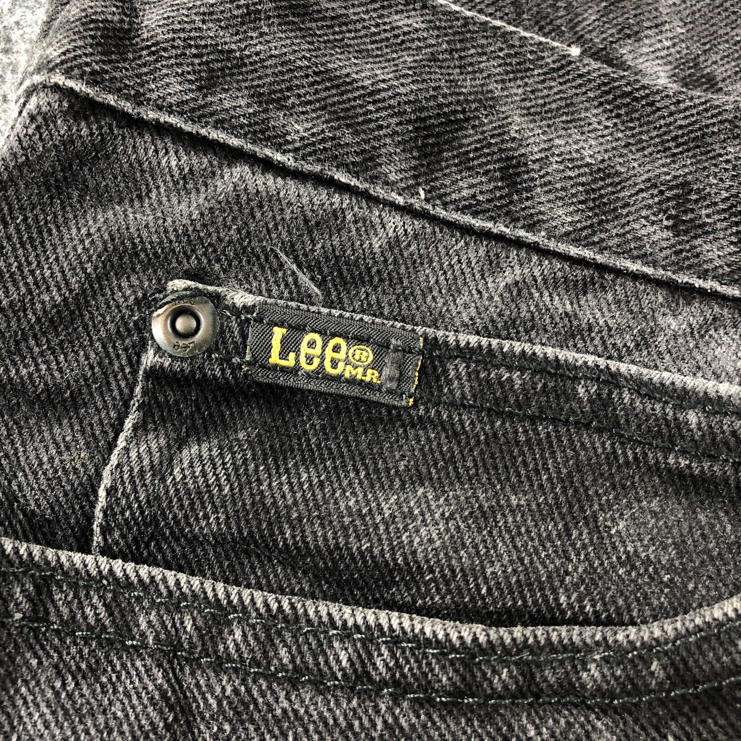 Lee Vintage Faded Black Lee Jeans-J2549 Size US 37 - 6 Thumbnail