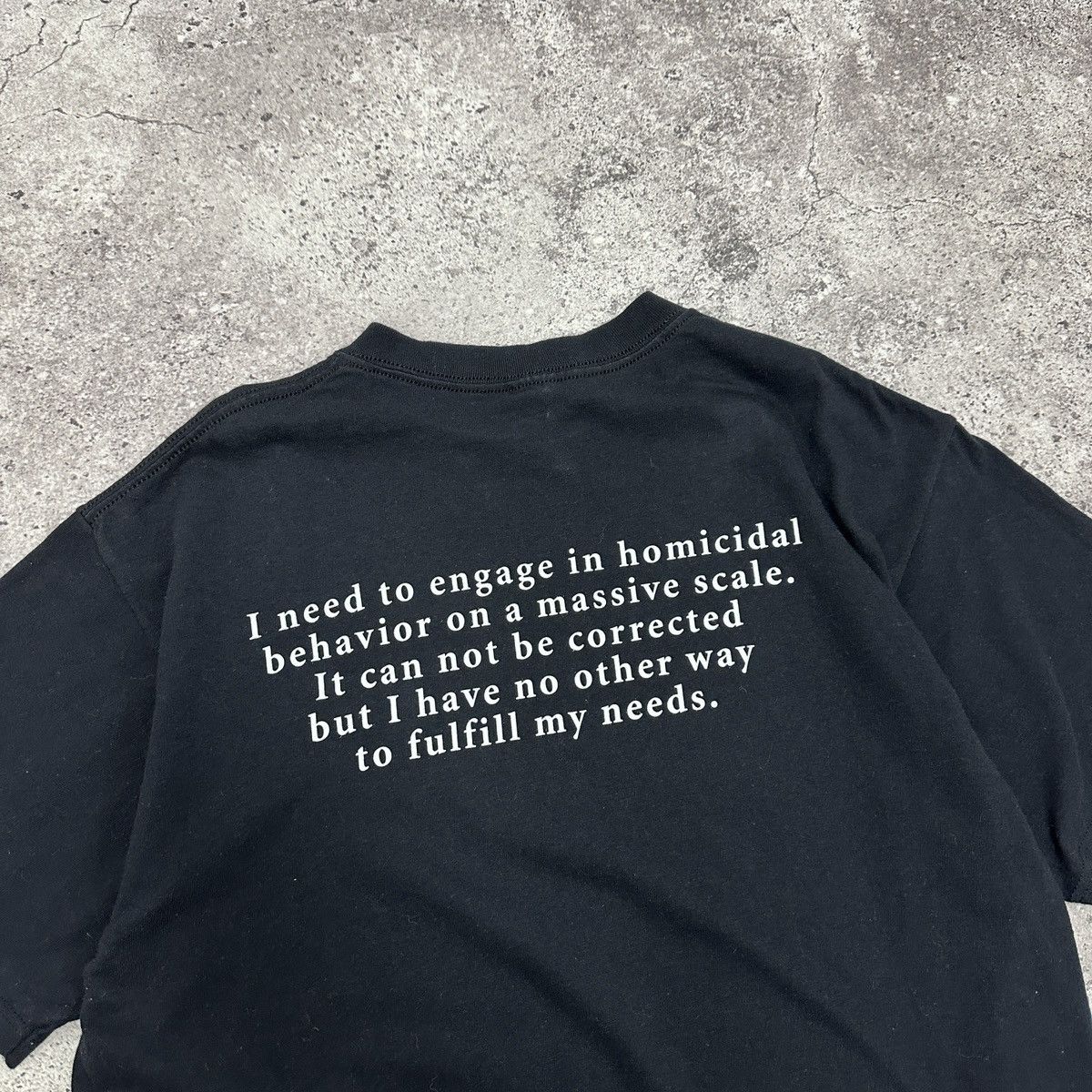 Other Vintage 00s Official American Psycho Killer needs tee y2k Size US L / EU 52-54 / 3 - 8 Thumbnail