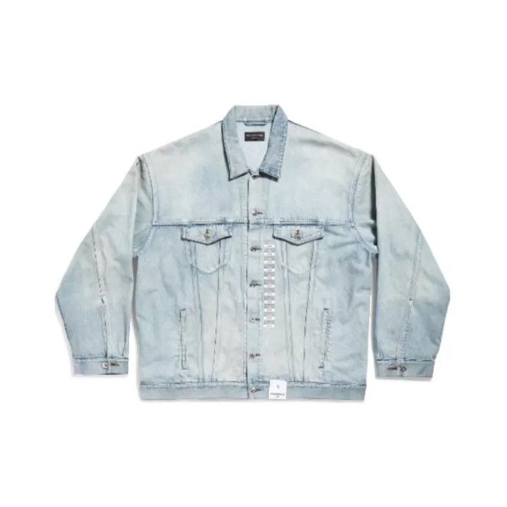 Balenciaga SS24 Blue Denim Jacket for All