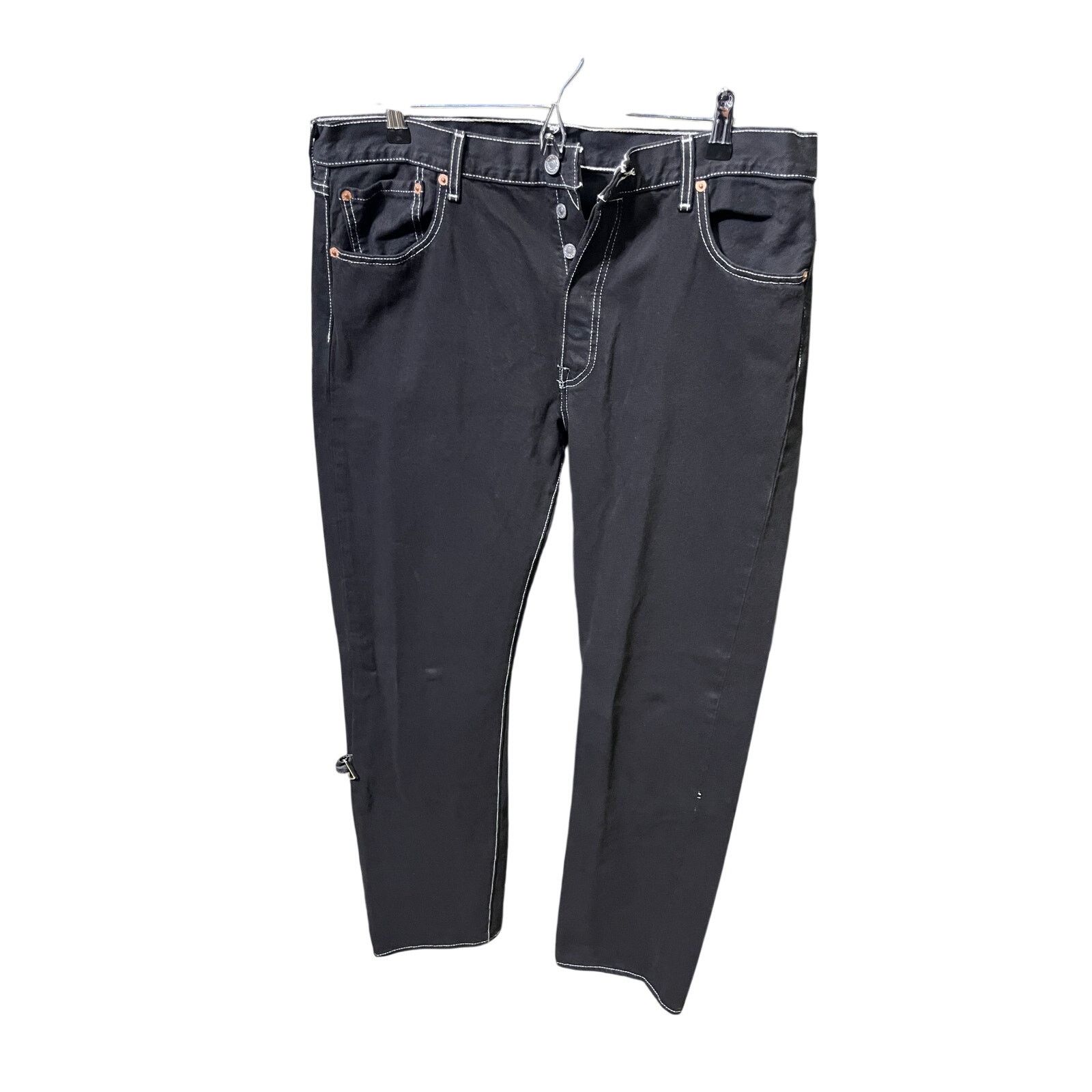 Levi's Custom Levi's 501s Dyed Black 36x34 Size US 36 / EU 52 - 2 Thumbnail