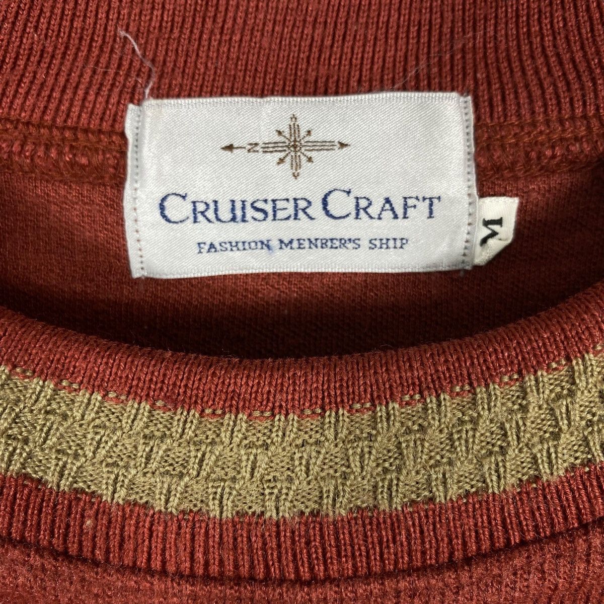 Vintage Vintage Cruiser Craft Crewneck Sweatshirt Orange Pullover Size US M / EU 48-50 / 2 - 5 Thumbnail