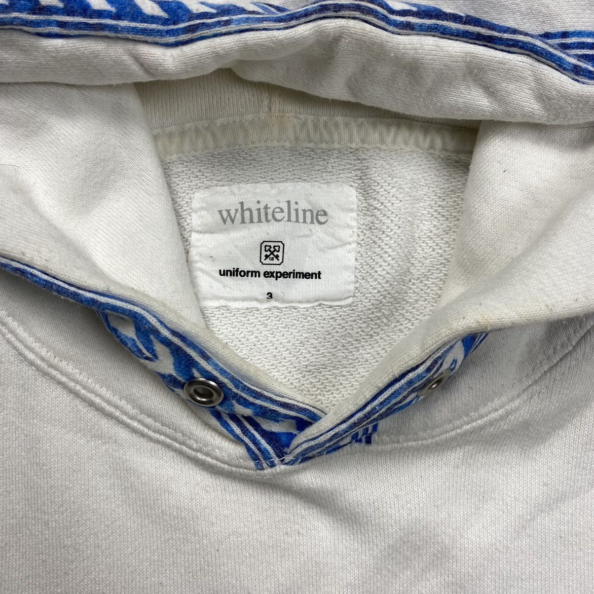 uniform experiment uniform experiment white line hoodie Size US L / EU 52-54 / 3 - 7 Thumbnail