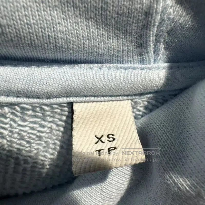 Burberry Burberry Light Blue Cotton Women's Hoodie. Size XS / US 0-2 / IT 36-38 - 4 Thumbnail