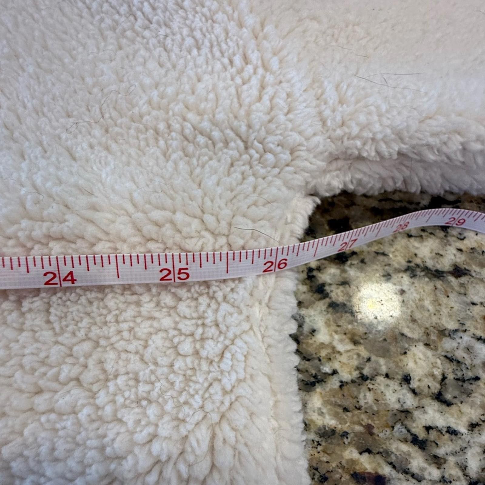 Other JoyLab cream Sherpa jacket quilted kangaroo pocket SZ XXL Size XXL / US 16-18 / IT 52-54 - 7 Thumbnail