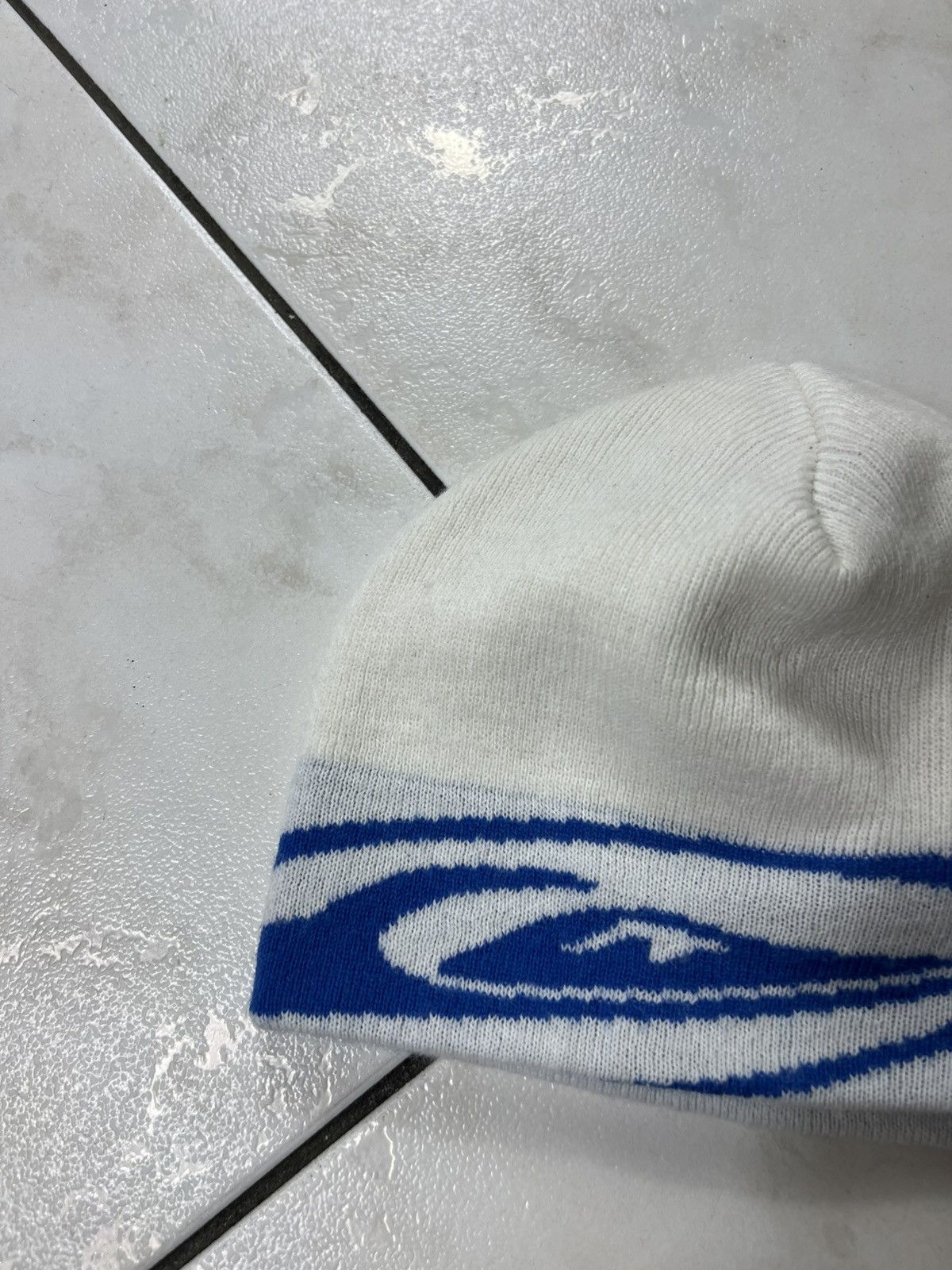 Quiksilver Vintage Quiksilver y2k bomb beanie hat knitted big logo swag Size ONE SIZE - 5 Thumbnail