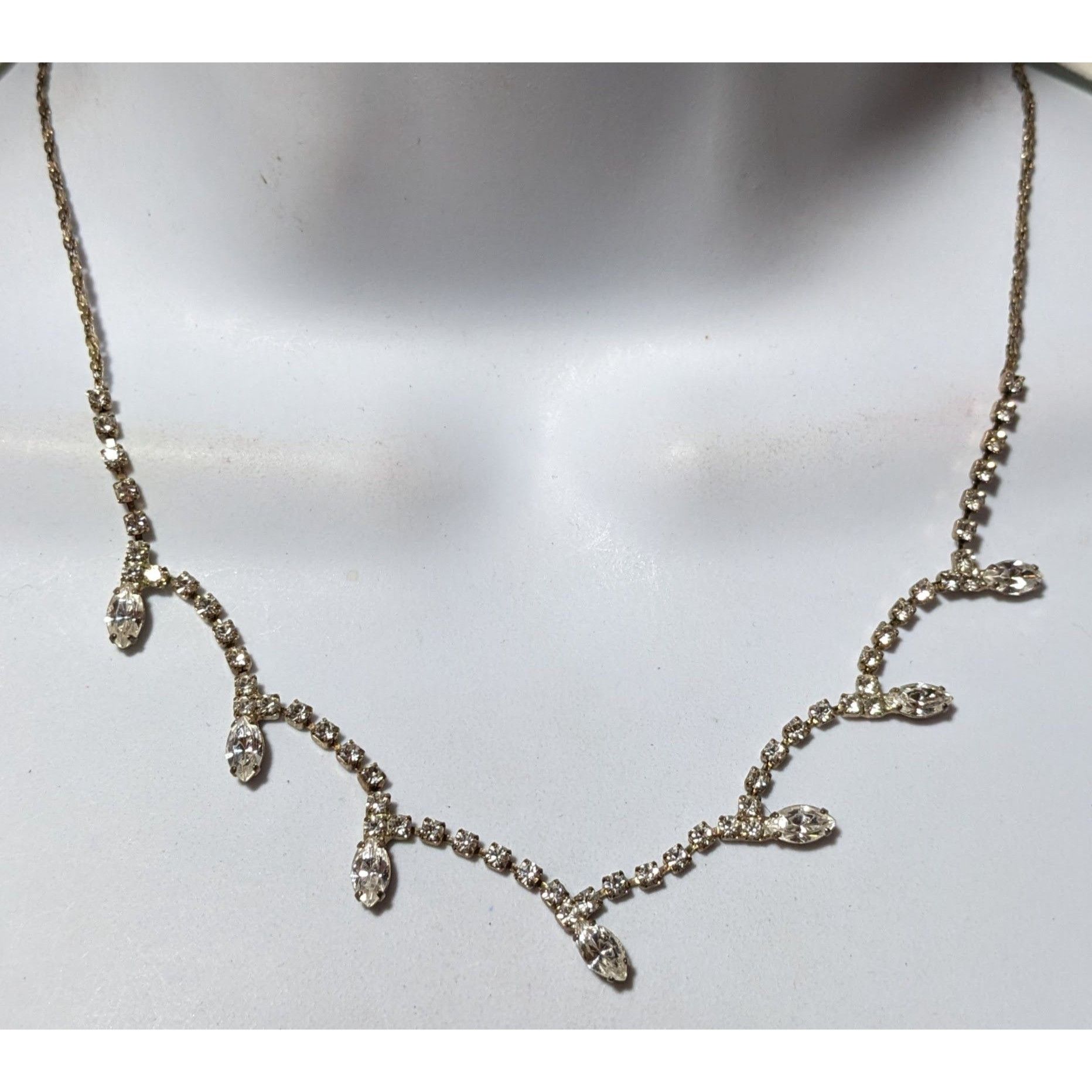 Other Icing Y2K Rhinestone Abstract Prom Necklace Size ONE SIZE - 5 Thumbnail