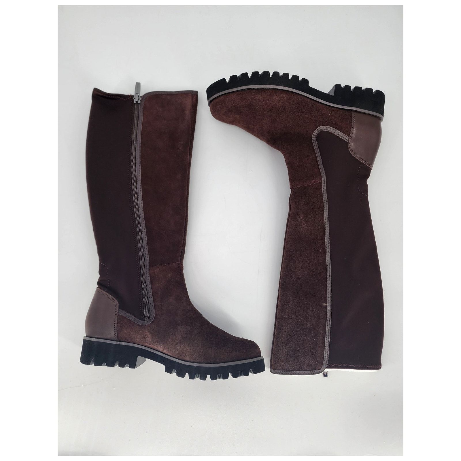 Donald Pliner Donald Pliner Erwincs Leather Knee High Brown Boots Size 5.5 Size US 5.5 / IT 35.5 - 1 Thumbnail