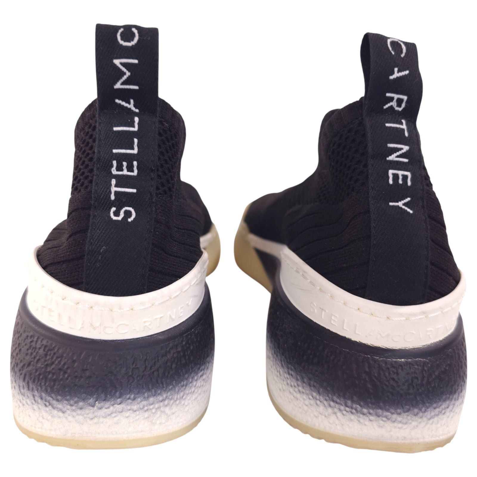 Stella McCartney Stella McCartney Black Loop Low Sock Sneakers Sz 6 Size US 6 / IT 36 - 3 Thumbnail