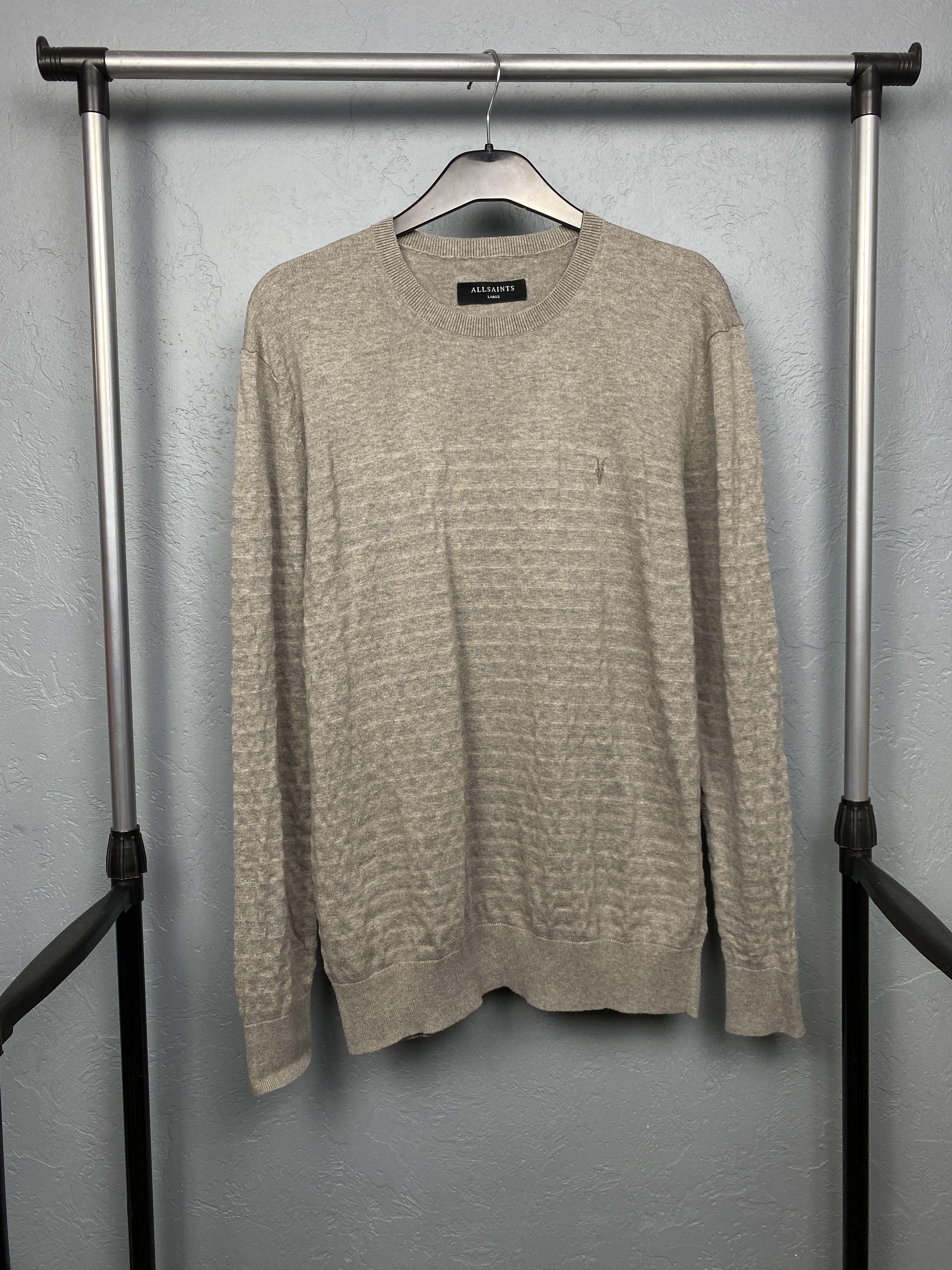 Allsaints Allsaints Vintage Mens Crew Neck Sweater Size US L / EU 52-54 / 3 - 1 Thumbnail