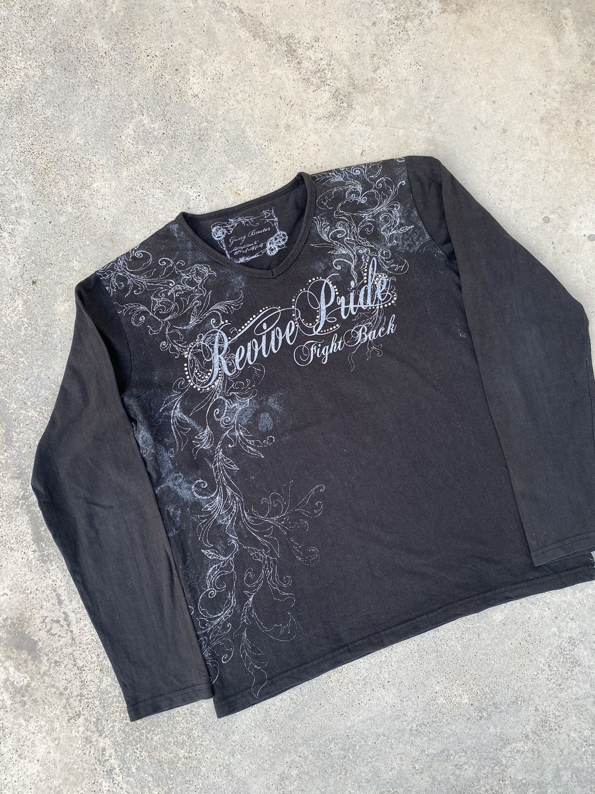 14th Addiction Japanese Wild Poems Long Sleeve Gothic Punk Styled Size US M / EU 48-50 / 2 - 2 Thumbnail