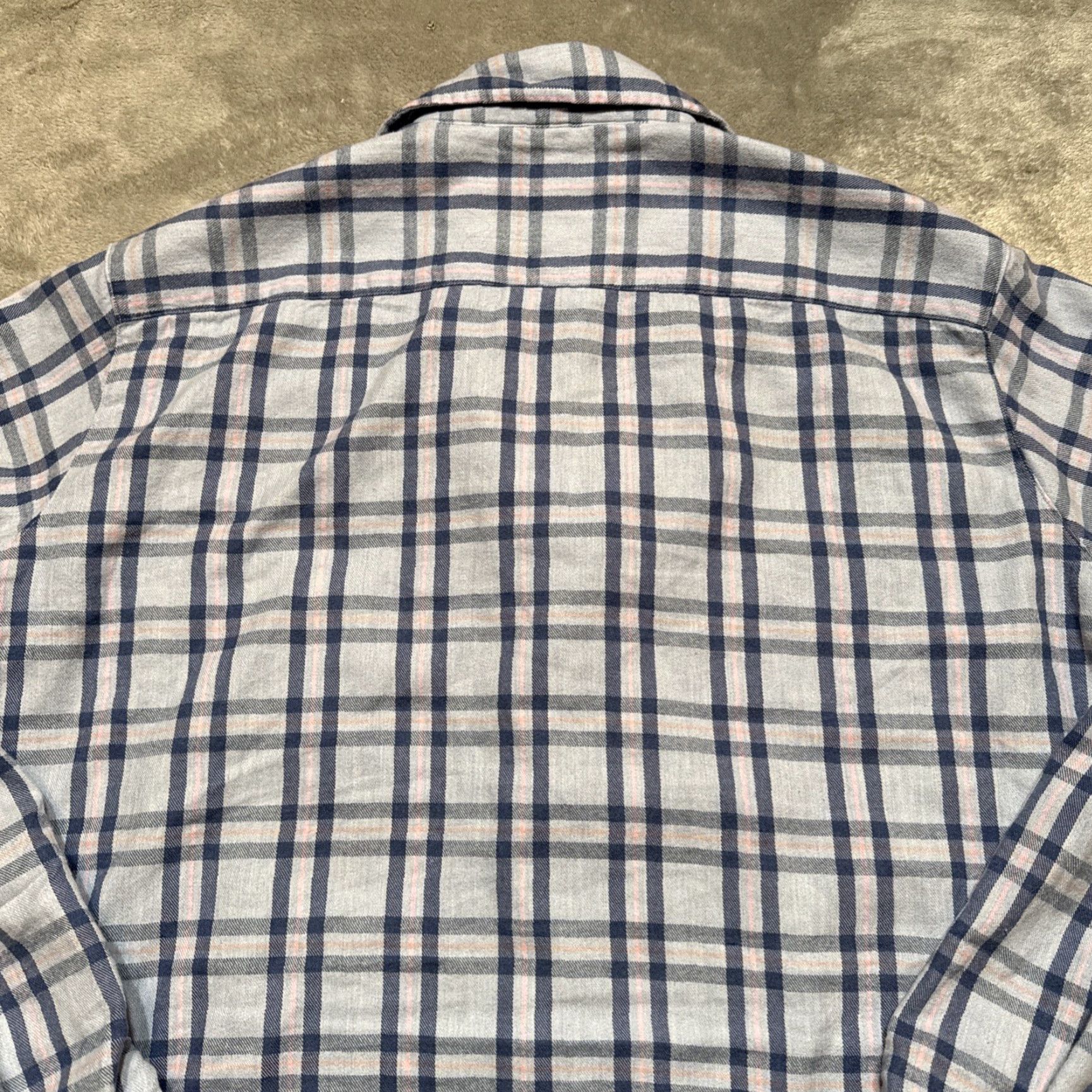 Frank & Eileen VINTAGE Frank & Eileen Shirt Womens L Blue Plaid Eileen Button Up Woven In Italy Luxury Size L / US 10 / IT 46 - 7 Thumbnail