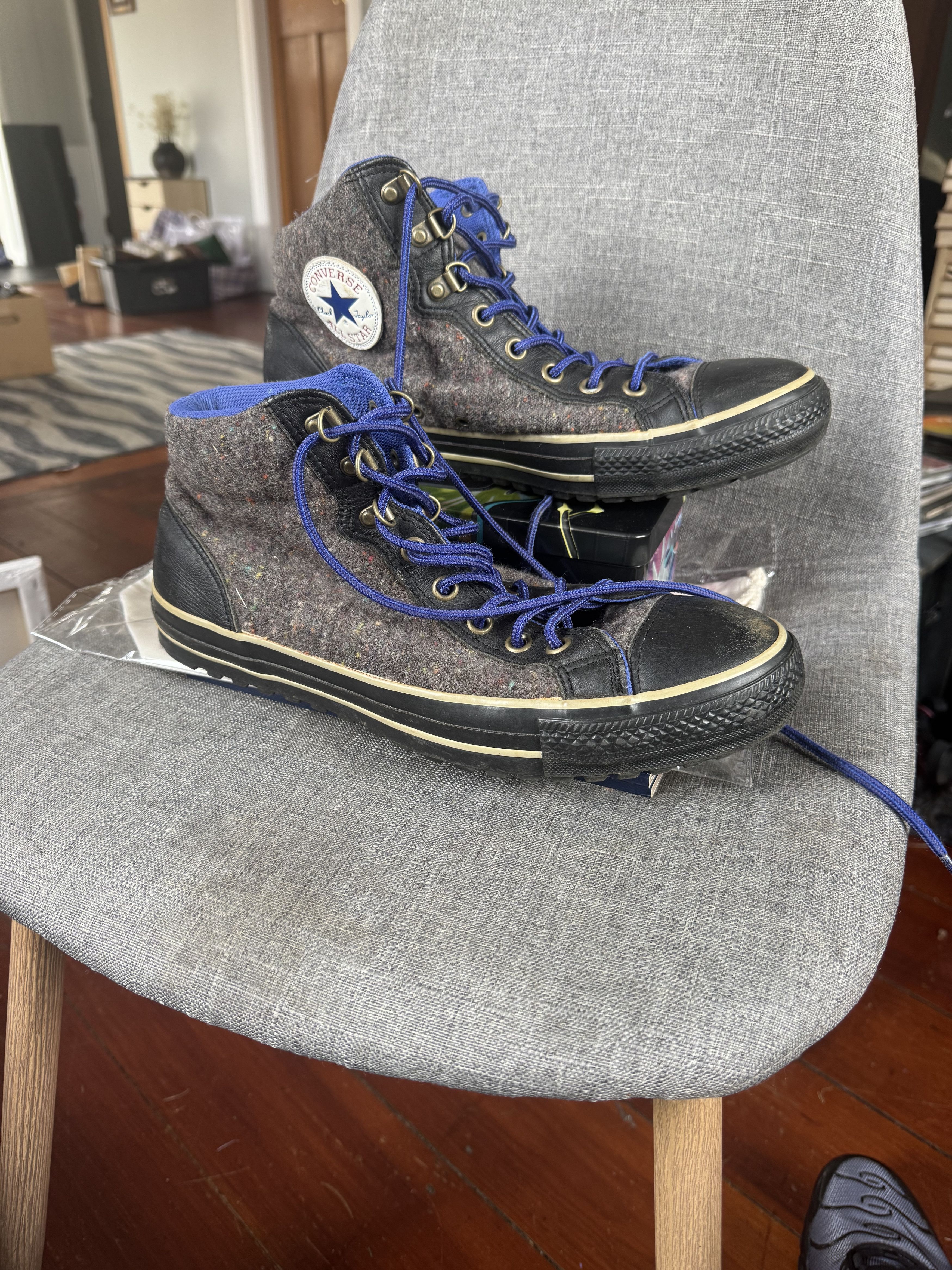 Converse Converse Japan 2010 Grunge MidArchive Wool/Leather Size US 10.5 / EU 43-44 - 1 Thumbnail