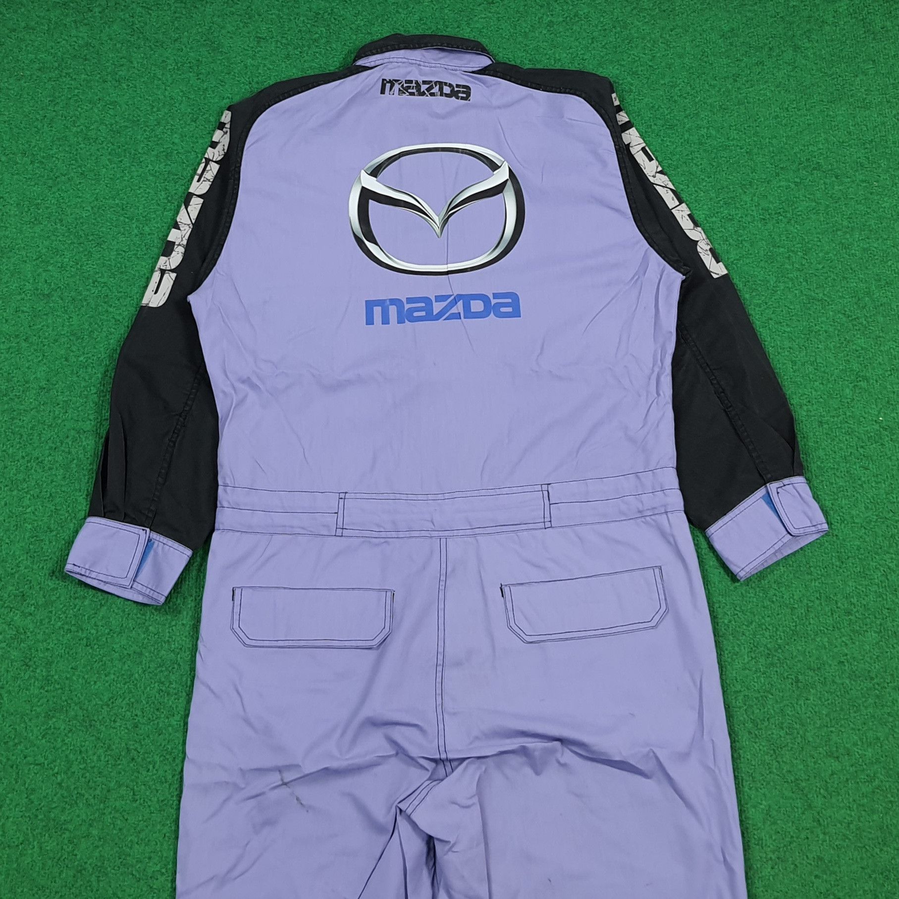 Japanese Brand Vintage Mazda Japan Motorsports Utility Coverall C309N10 Size US M / EU 48-50 / 2 - 1 Thumbnail