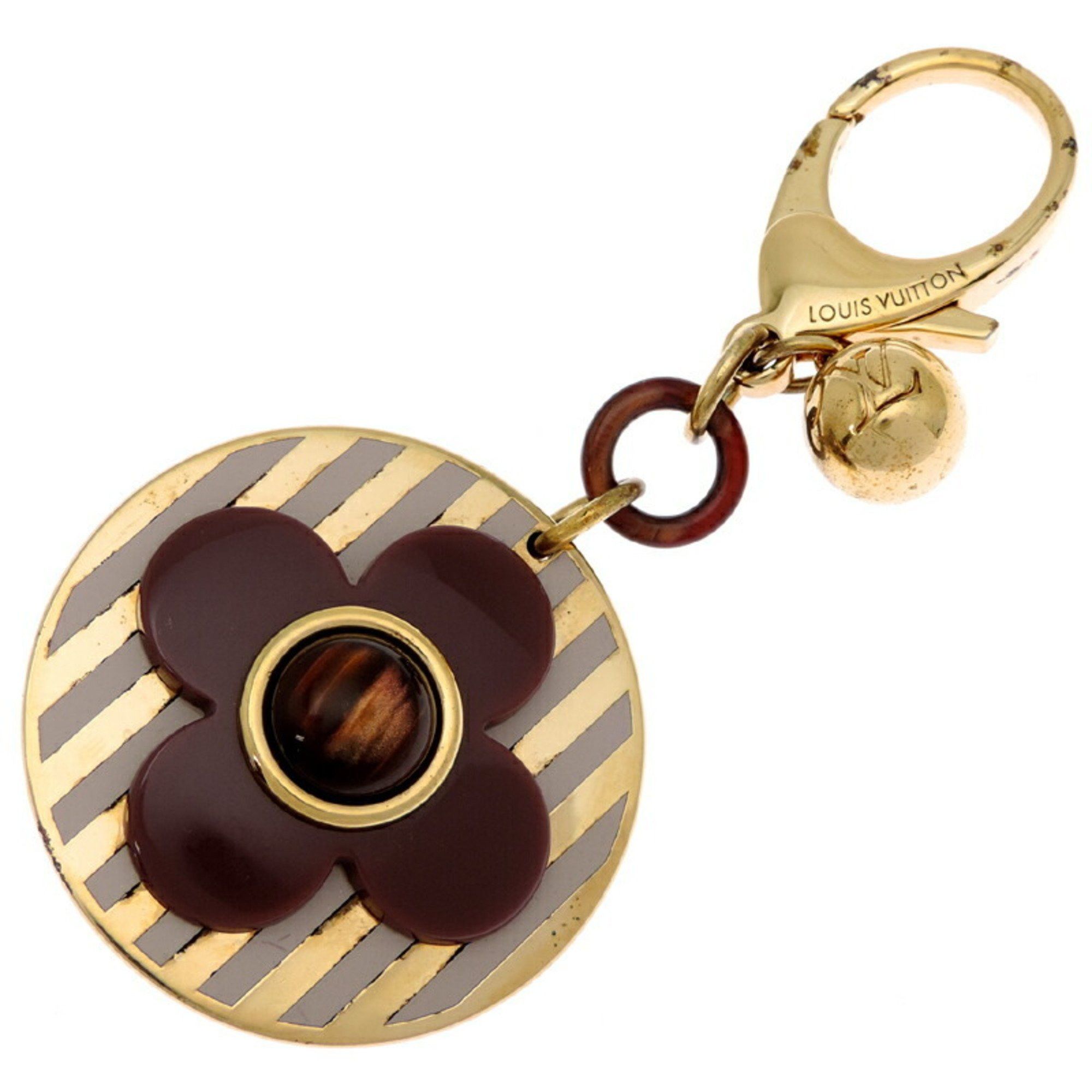 Louis Vuitton Louis Vuitton Bijoux Sac Monogram Rayure Women's Keychain M66464 ( ) GP Purple Size ONE SIZE - 1 Thumbnail