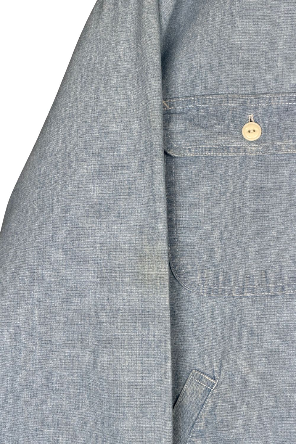 Polo Ralph Lauren 90s Polo Country Ralph Lauren Chambray Zip Jacket Size US L / EU 52-54 / 3 - 9 Thumbnail