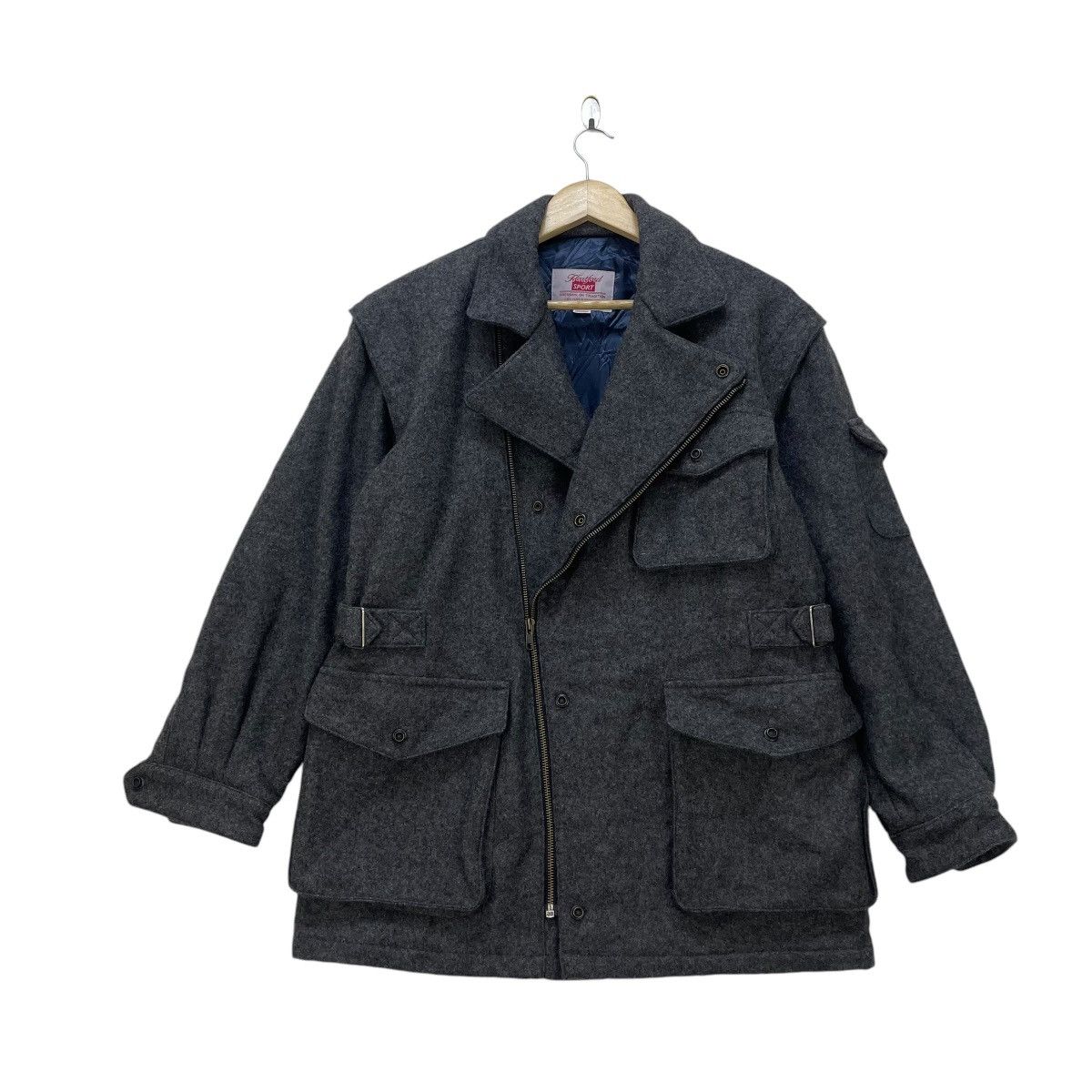 Designer × Japanese Brand × Vintage Japanese Brand Hautyford Double Collar Jacket Size US M / EU 48-50 / 2 - 1 Thumbnail