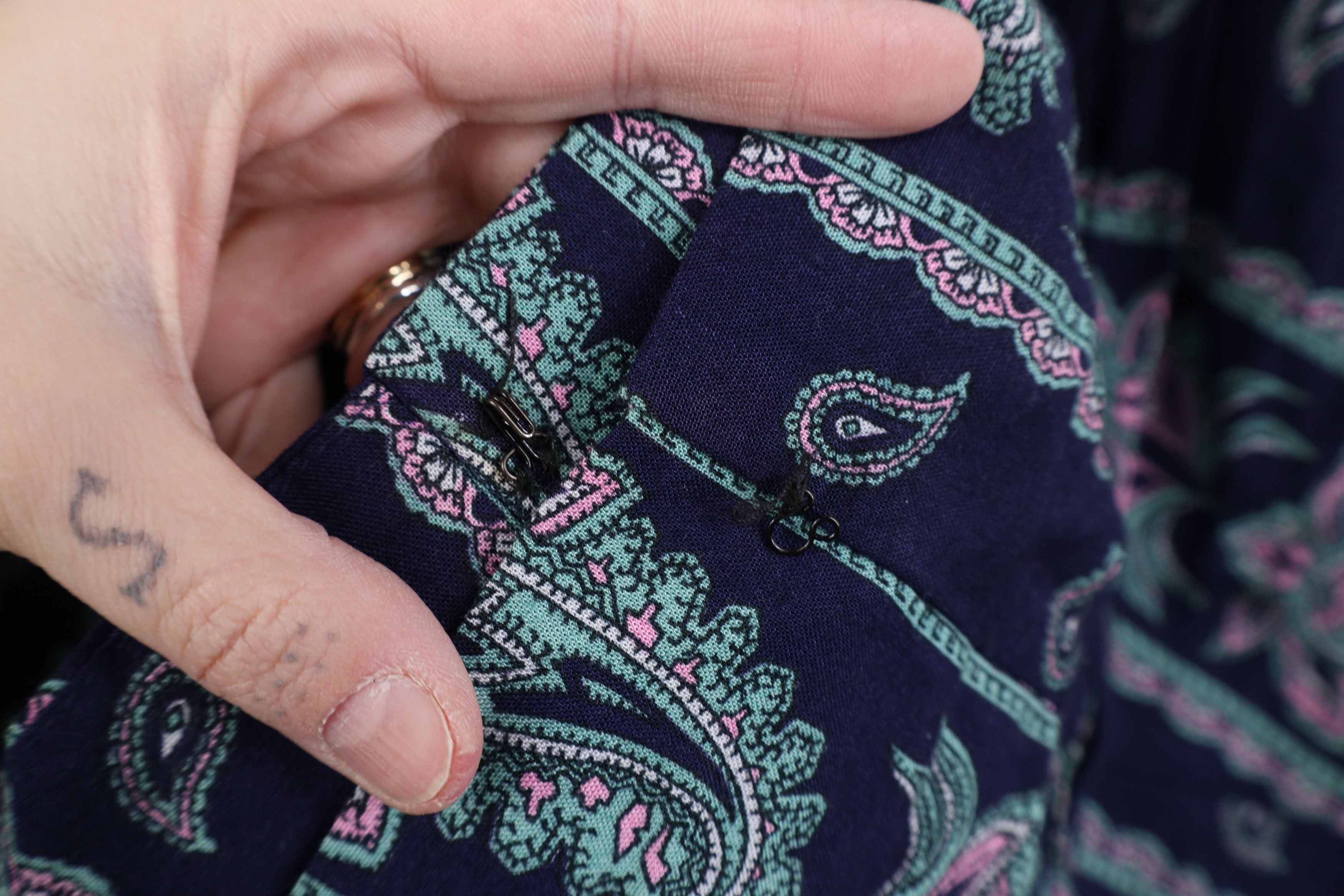 Vintage Vintage 90s Streetwear Paisley Flower Blazer Jacket USA Size 4XL / US 24-26 - 11 Thumbnail