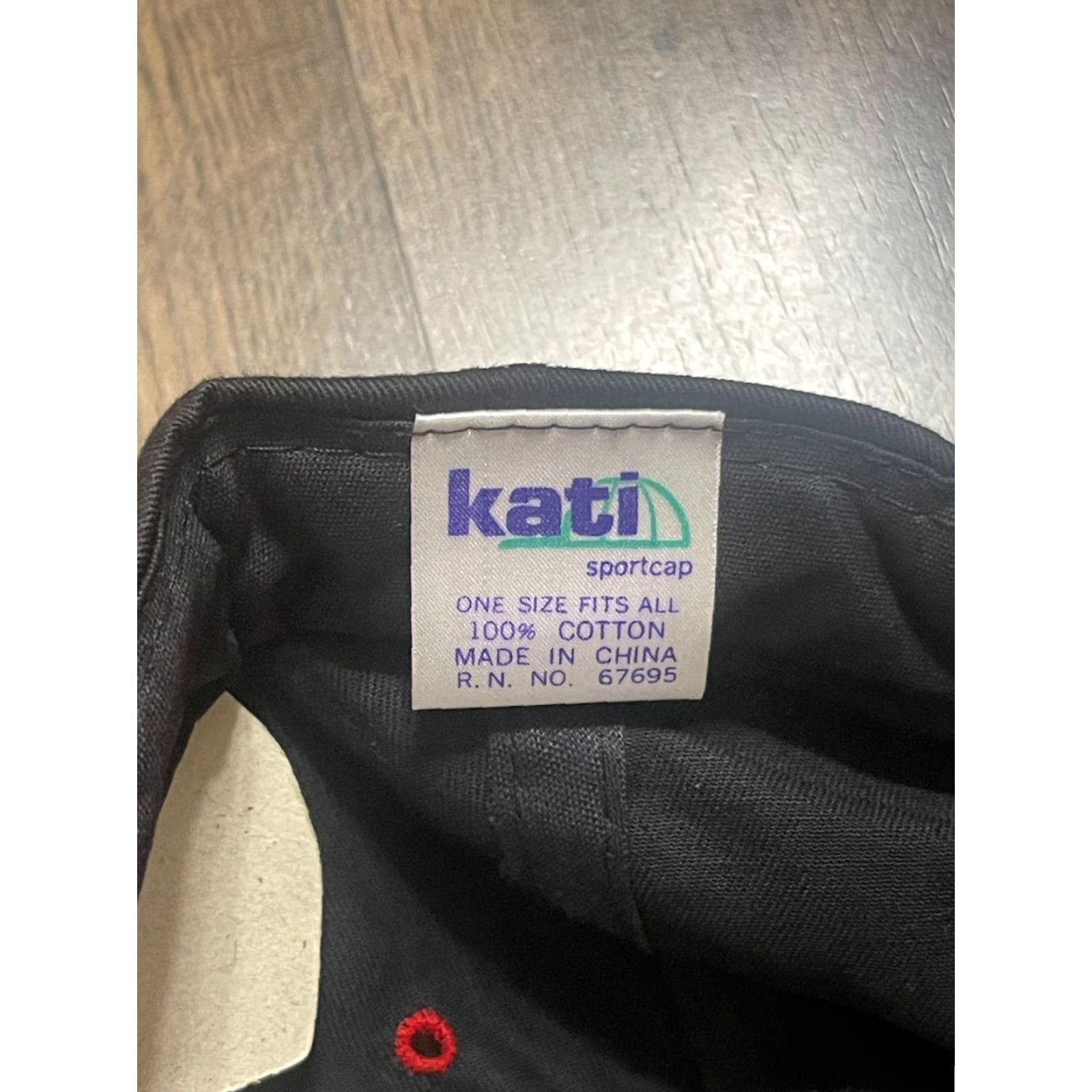 Katin KATI Hats Men One Size Red Black Stone Hill Branson Missouri Winery Baseball Cap Hat Size ONE SIZE - 6 Thumbnail