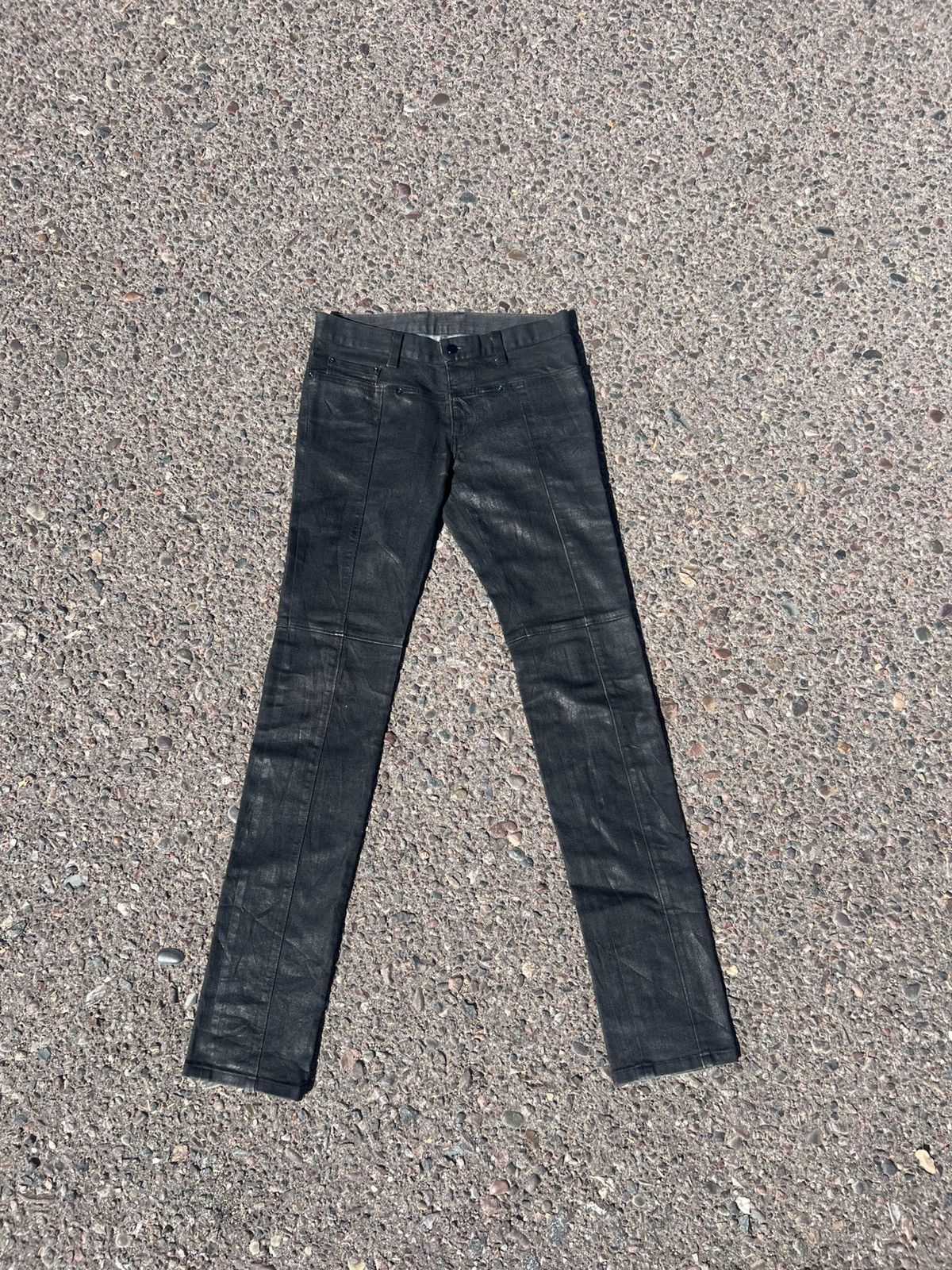 Comme Ca Ism Comme Ca Ism - Waxed Denim Pants Size US 31 - 1 Thumbnail
