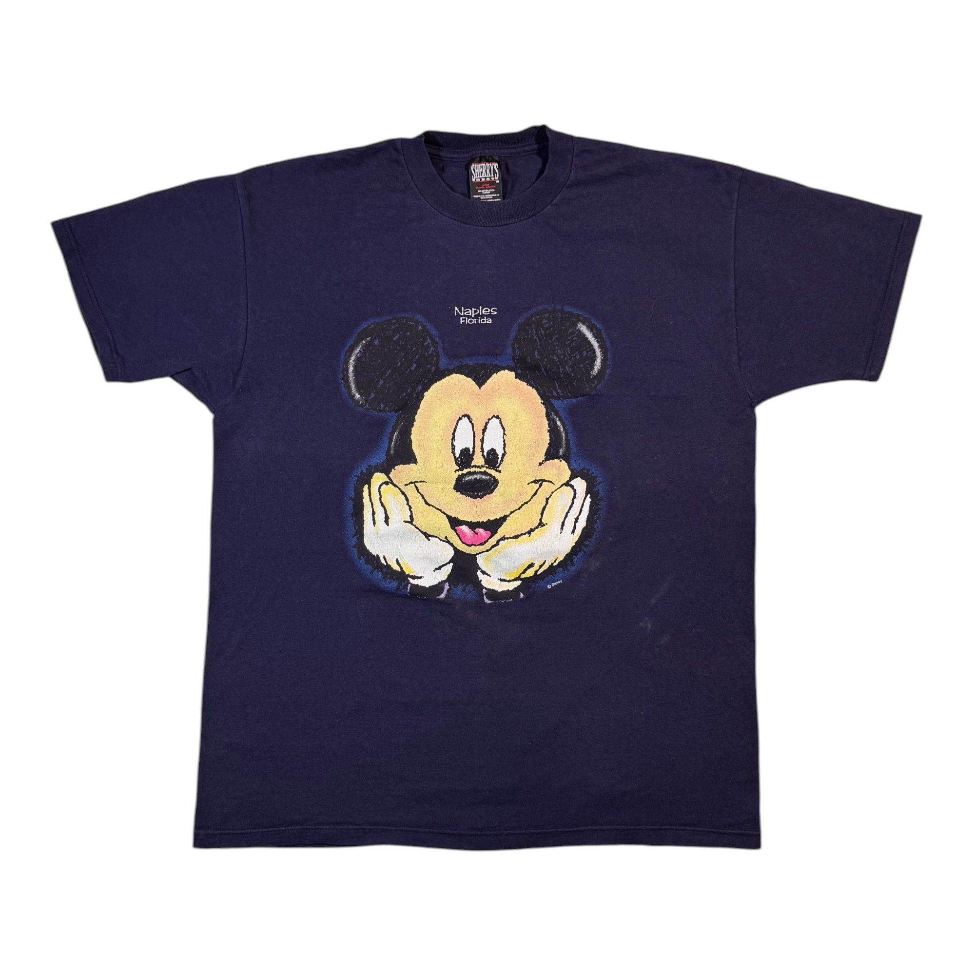 Disney Vintage 90s Mickey Mouse T-shirt Sherry's Best Blue Tee L Size US L / EU 52-54 / 3 - 1 Thumbnail