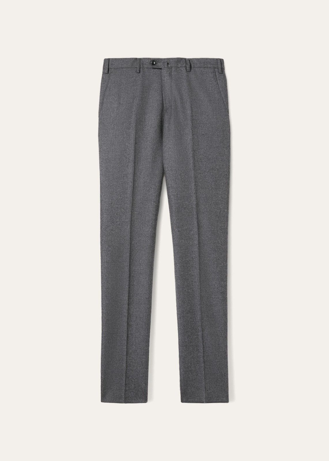 Loro Piana o1srvl11e1224 Pantaflat Wool Trouser in Grey Size US 40 / EU 56 - 1 Thumbnail