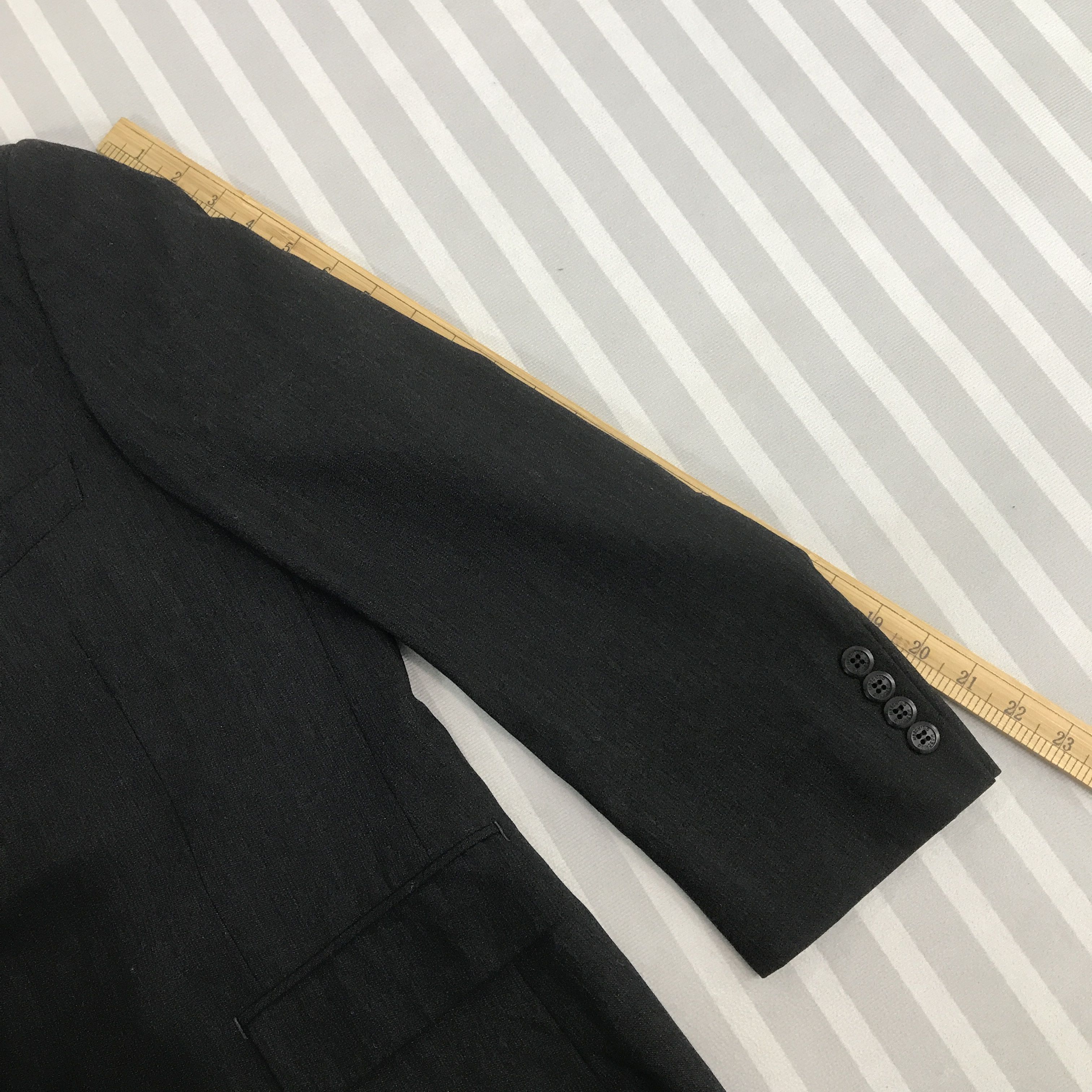 Moschino × Vintage Vintage Moschino Black blazer coat Jacket Size US L / EU 52-54 / 3 - 6 Thumbnail