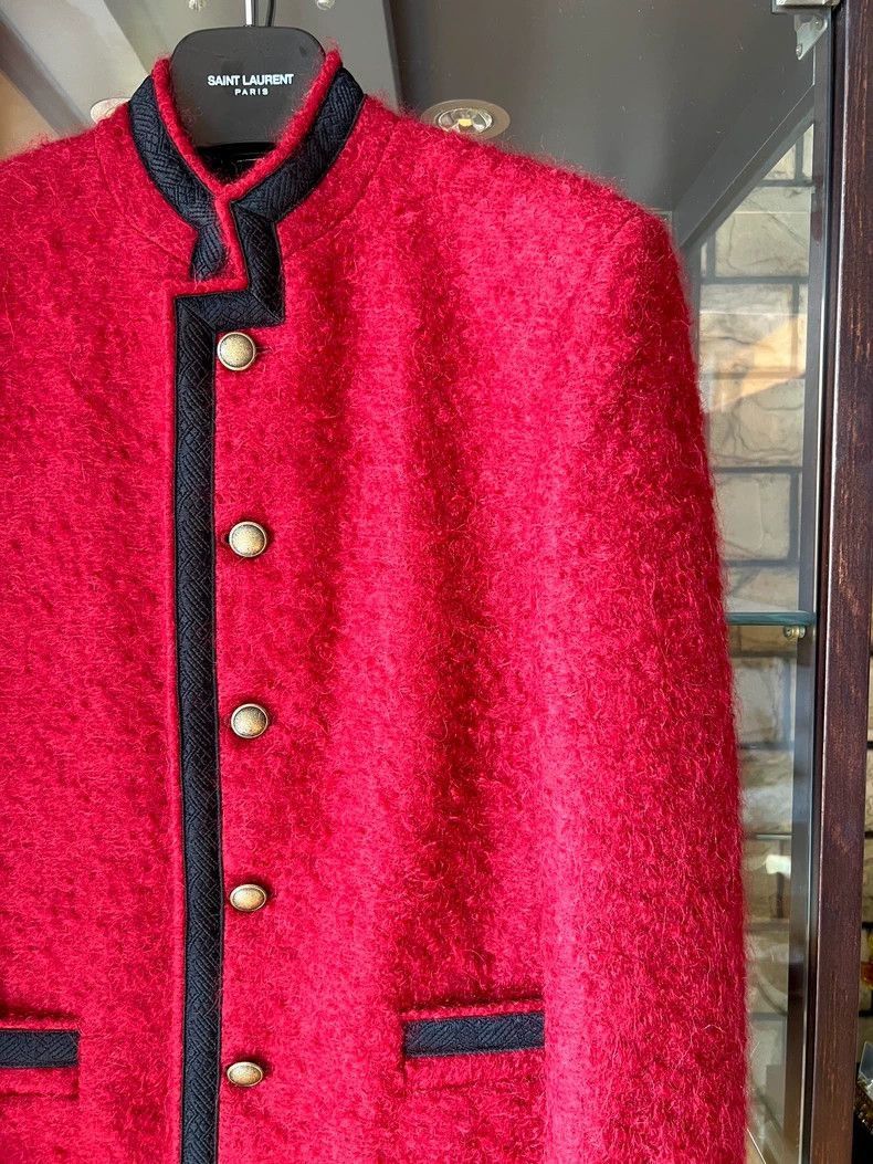 Saint Laurent Paris Saint Laurent Paris Red court Zhongshan suit jacket-2506 Size US S / EU 44-46 / 1 - 2 Thumbnail