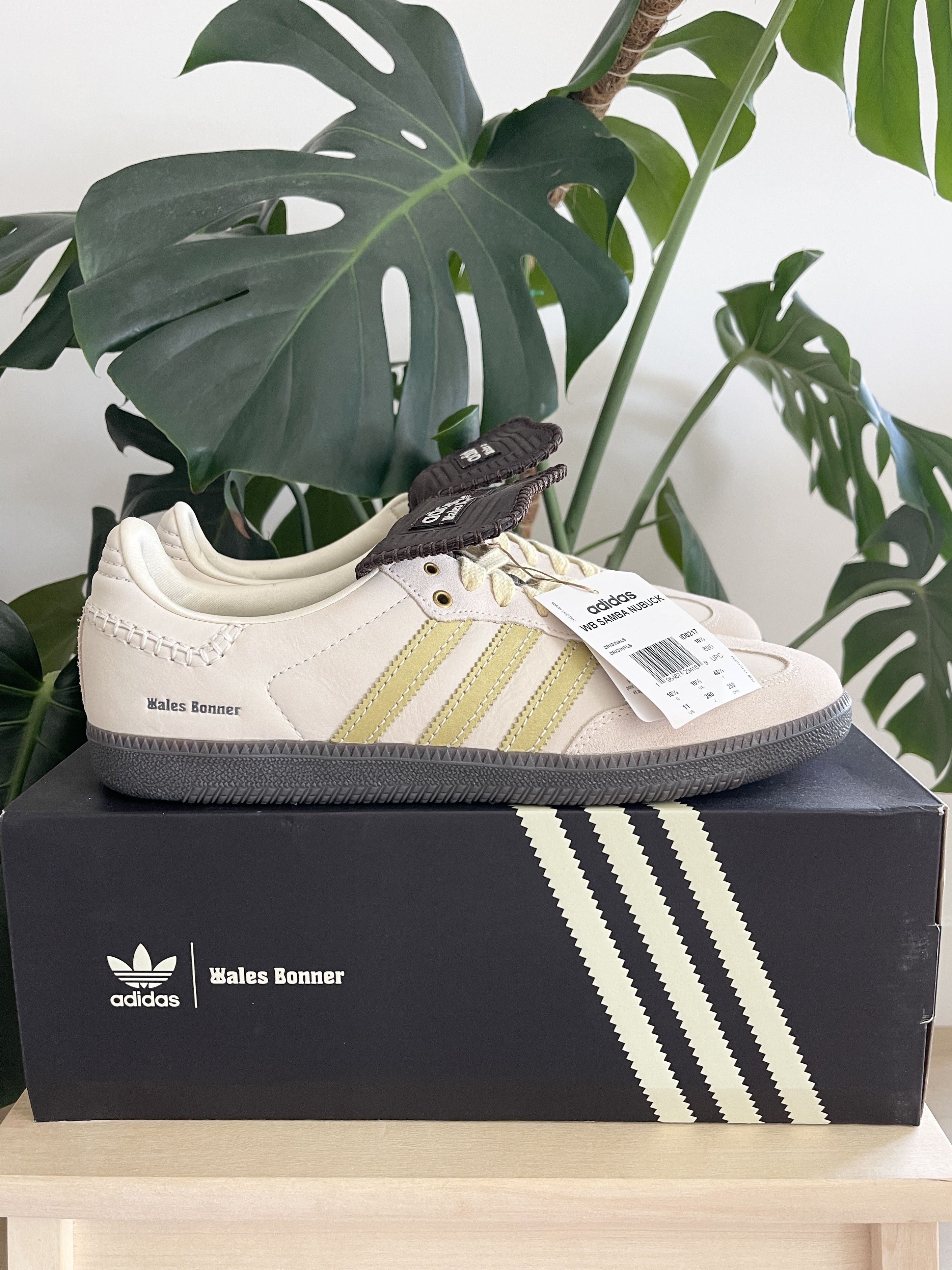 image of Adidas Samba Nubuck Shoes in Brown, Men's (Size 9)