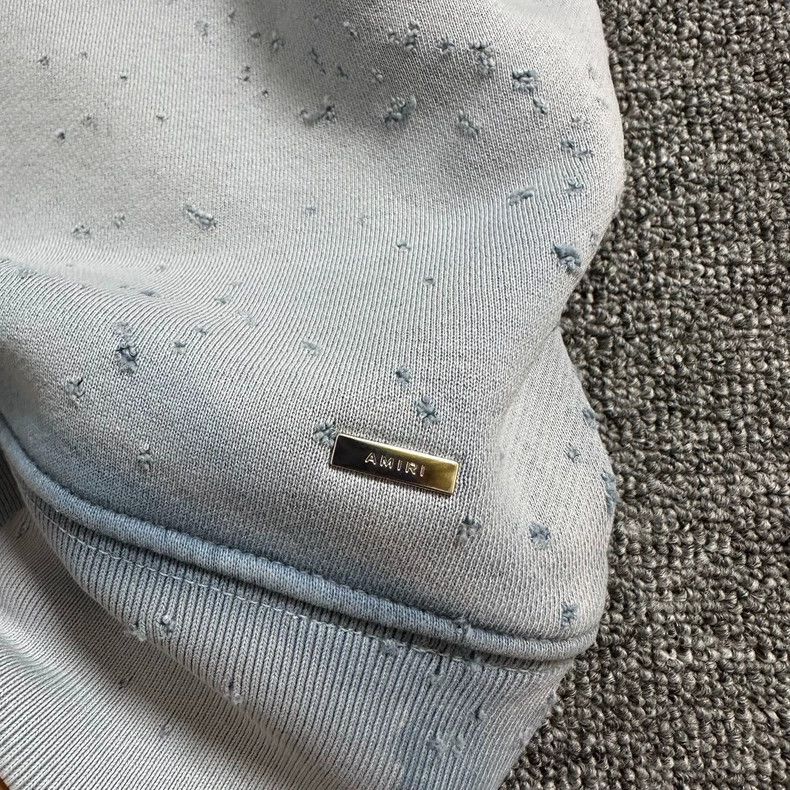 Amiri Amiri Blue Tie-Dye Scatter Bullet Sweatshirt Size US S / EU 44-46 / 1 - 7 Thumbnail