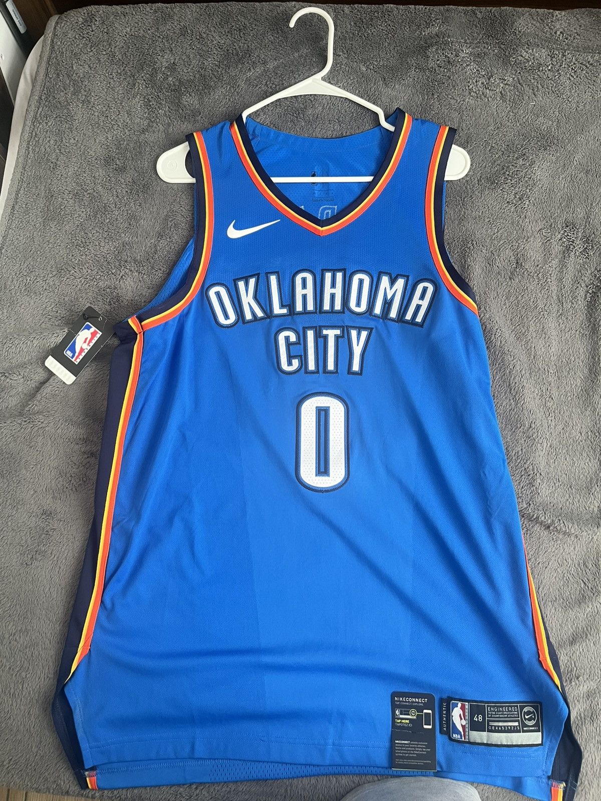 NBA × Nike OKC Westbrook Player Edition Jersey Size US L / EU 52-54 / 3 - 1 Thumbnail