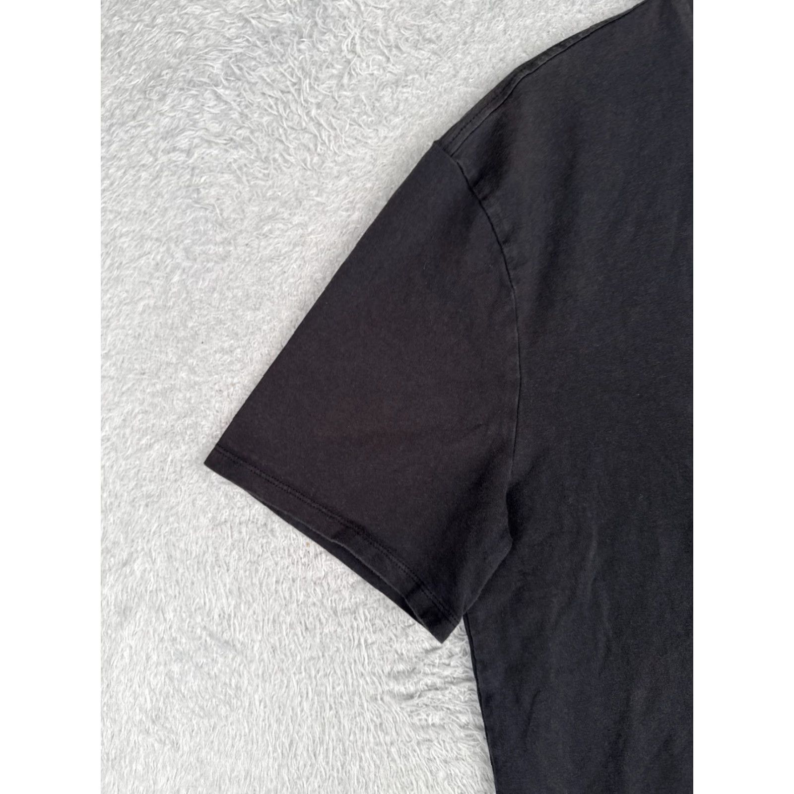 Tommy Hilfiger Tommy Hilfiger Shirt Adult XL Black Short Sleeve Crew Cotton Blend Logo Size US XL / EU 56 / 4 - 3 Thumbnail
