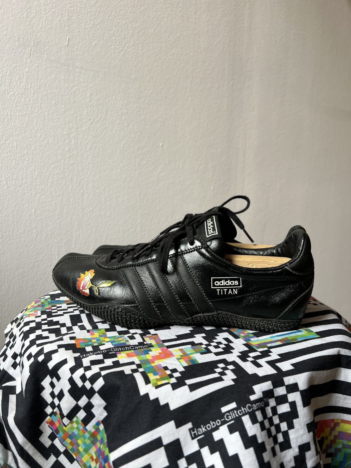 Adidas Rare Black Leather Adidas Titan Y2K City Series Puma Cat Size US 9 / EU 42 - 6 Thumbnail