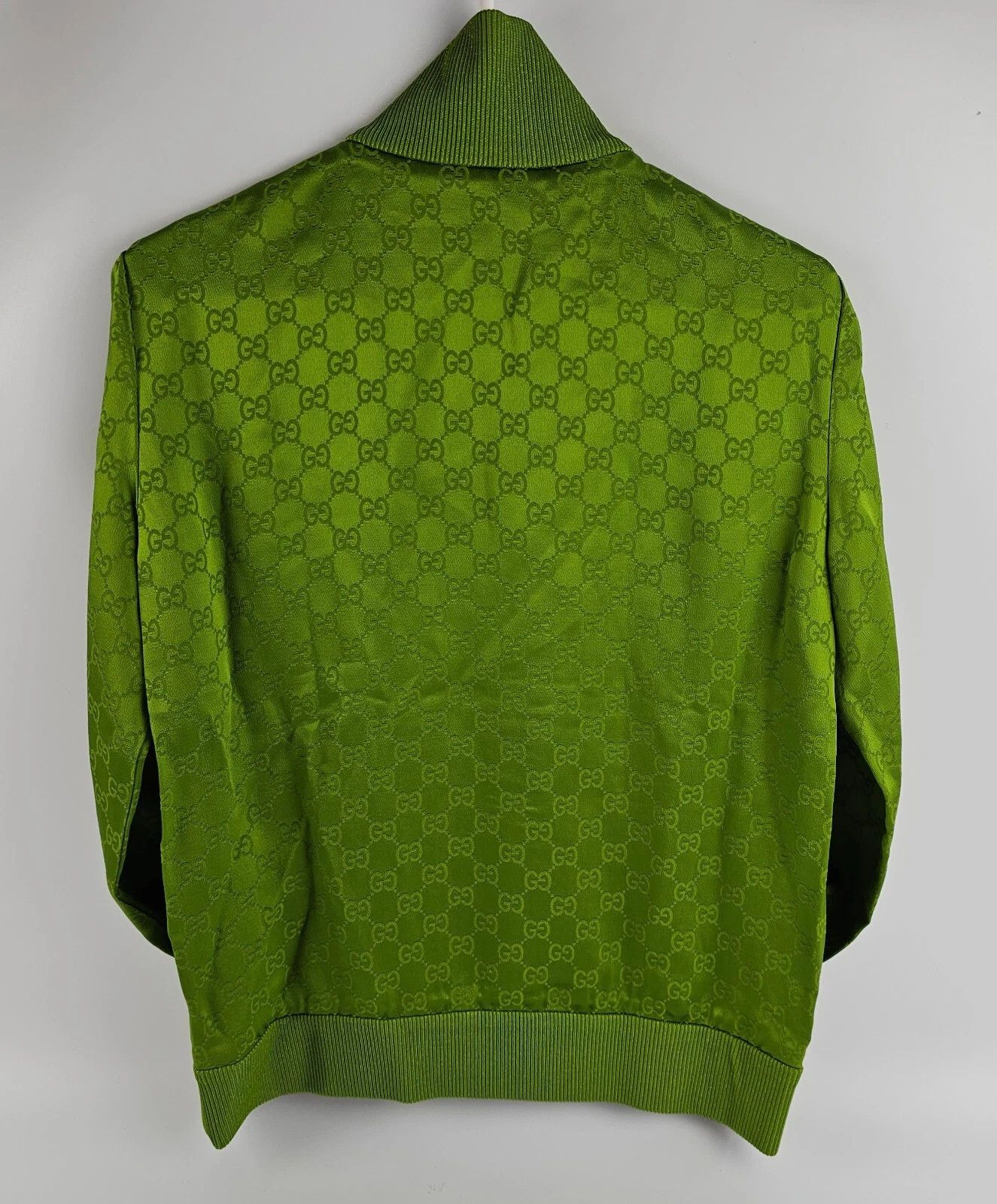 Gucci GUCCI Green GG Jacquard Zip Track Jacket New & Authentic Size M / US 6-8 / IT 42-44 - 6 Thumbnail