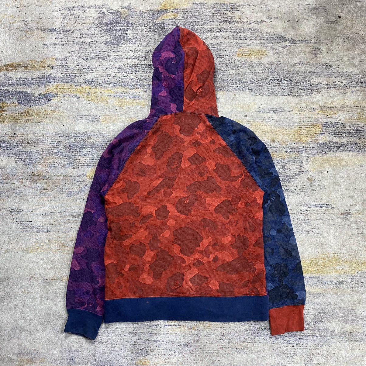 Bape bape candy multi color camouflage full zip hoodie Size US L / EU 52-54 / 3 - 3 Thumbnail