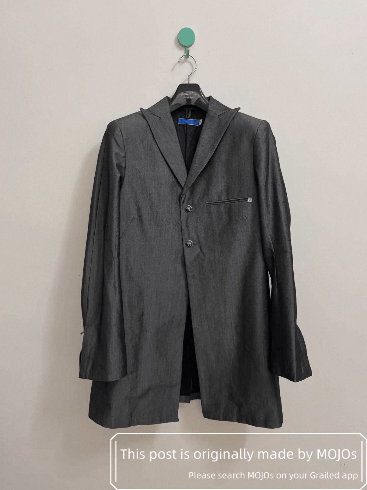 Number (N)ine Sz 2 Number Nine N Logo Button Jacket mojos2006125 Size US M / EU 48-50 / 2 - 1 Thumbnail