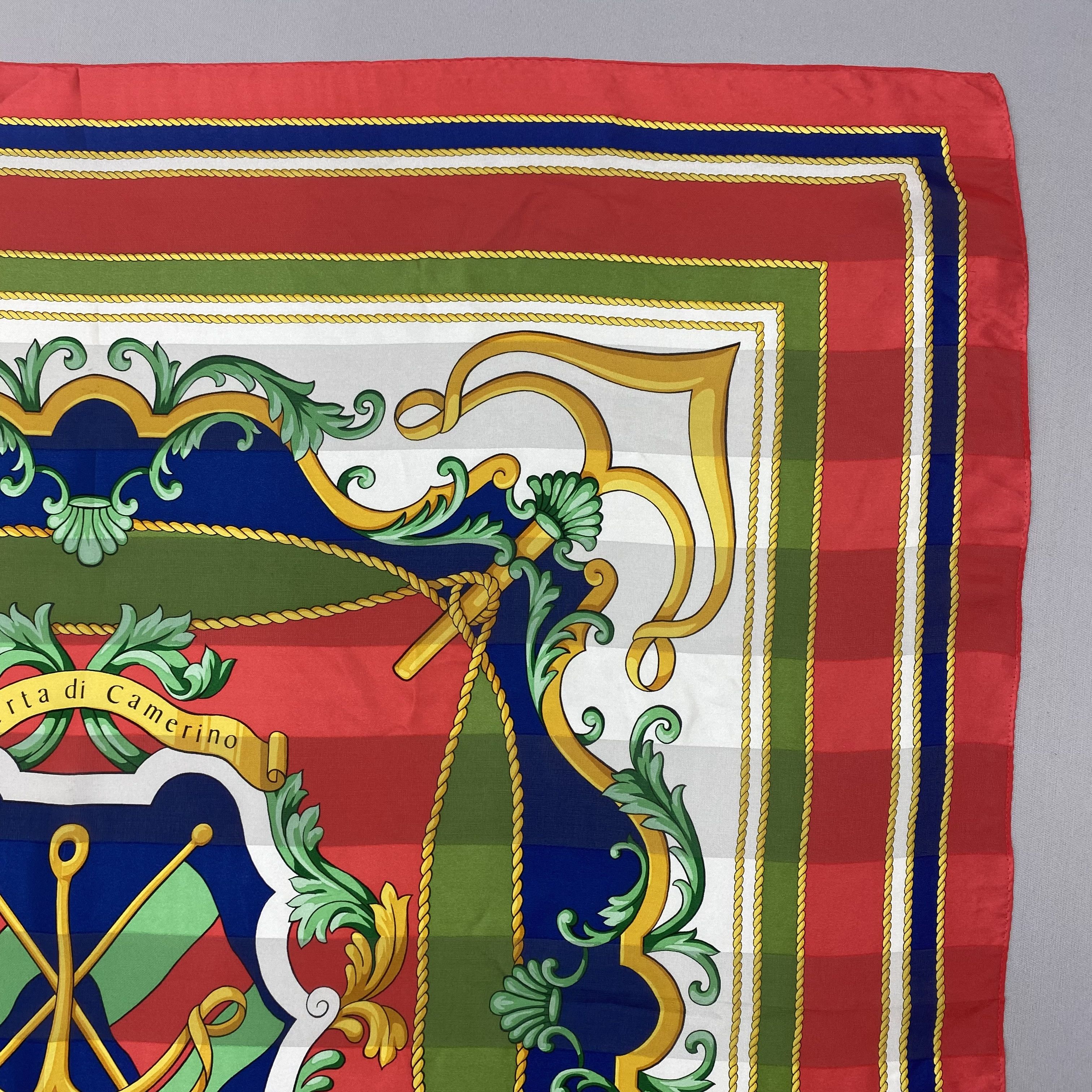 Roberta di Camerino Vintage Roberta di Camerino SILK Scarf Twill Stole Scarves Size ONE SIZE - 6 Thumbnail