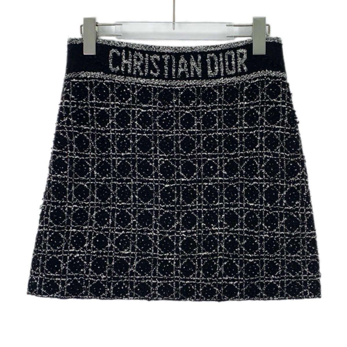 Dior Dior Diamond Pattern Blend Tweed Reversible Mini Dress K26WX Size 26" / US 2 / IT 38 - 2 Thumbnail