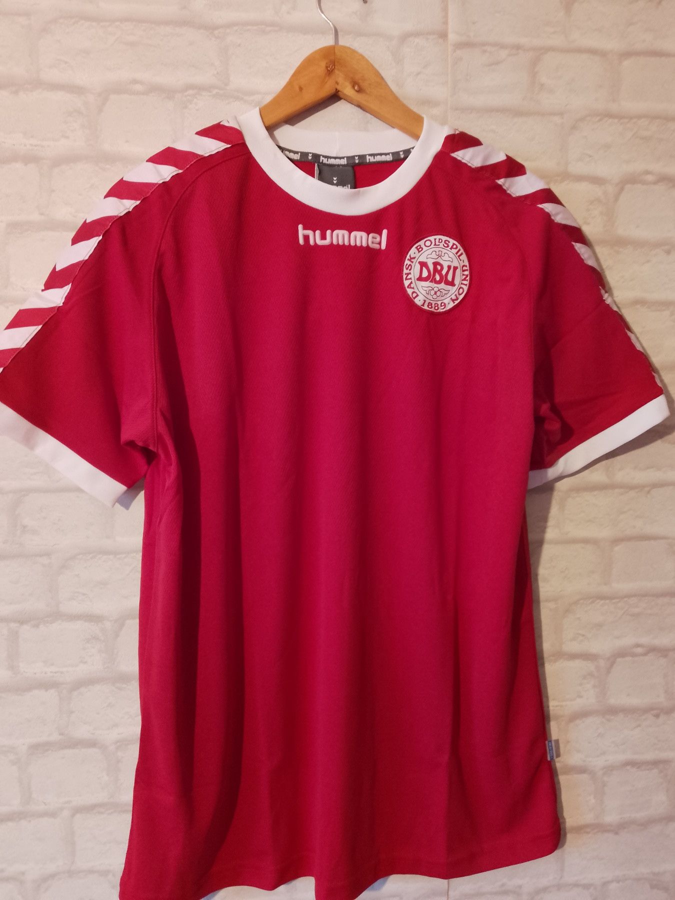 Hummel Vintage Denmark jersey - Hummel - Size XL - 2002-2004 Size US XL / EU 56 / 4 - 3 Thumbnail