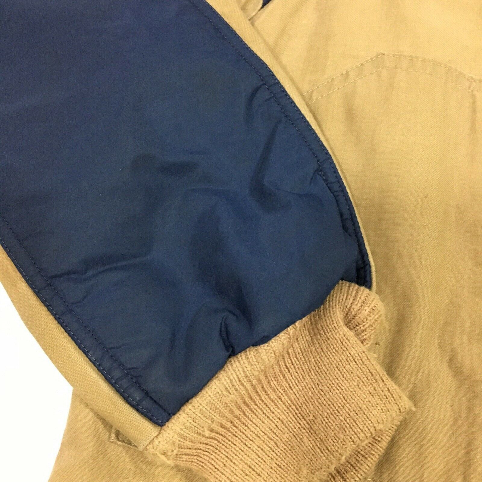 Obermeyer Vtg Obermeyer Brown Canvas Blue Nylon SAFARI Style Parka Size US M / EU 48-50 / 2 - 7 Thumbnail
