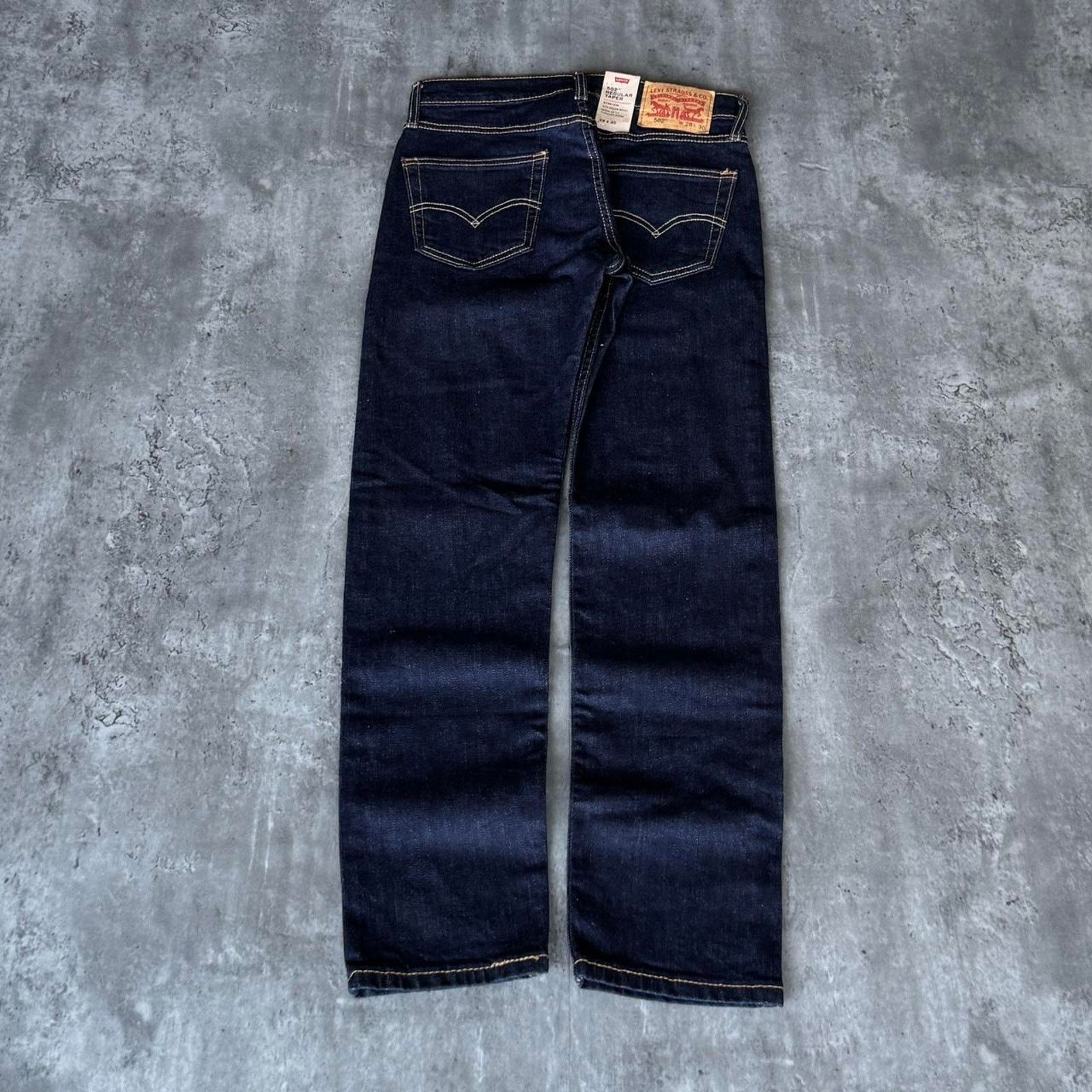 Levi's × Levi's Vintage Clothing × Vintage Vintage Y2K Levi’s 502 Dark Wash Streetwear Denim Jeans Size US 28 / EU 44 - 1 Thumbnail