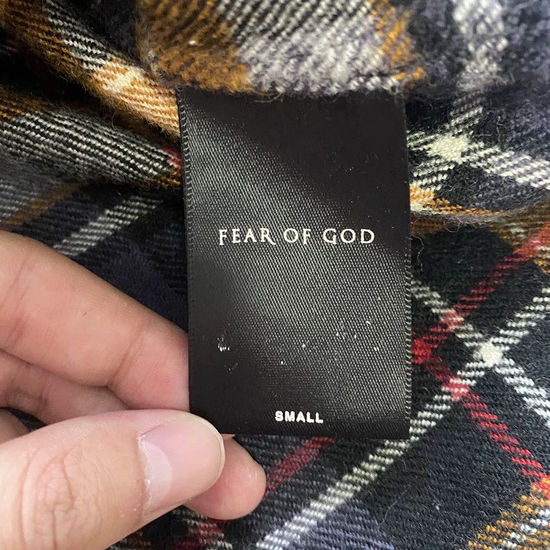 Fear of God Fear of God Season 5 5th Denim Neck Wool Plaid Shirt Size US S / EU 44-46 / 1 - 2 Thumbnail
