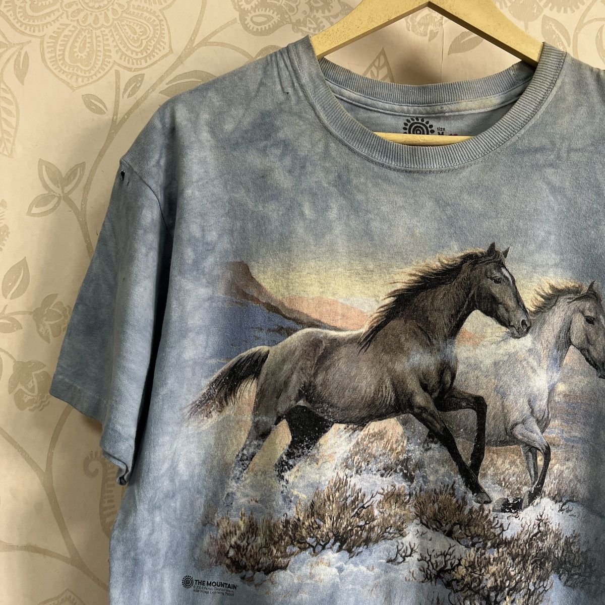 The Mountain Tye Dye Running Horses The Mountain TShirt Size US M / EU 48-50 / 2 - 5 Thumbnail