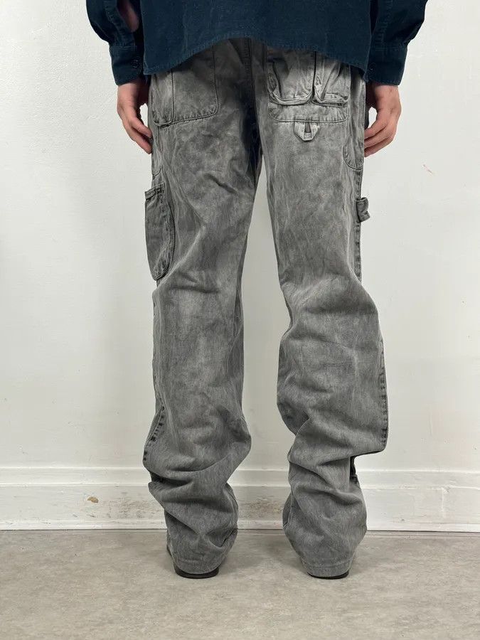 Dolce & Gabbana AW2003 Dolce & Gabbana Grey Multi-Pocket Eroded Cargo Pants Size US 32 / EU 48 - 4 Thumbnail