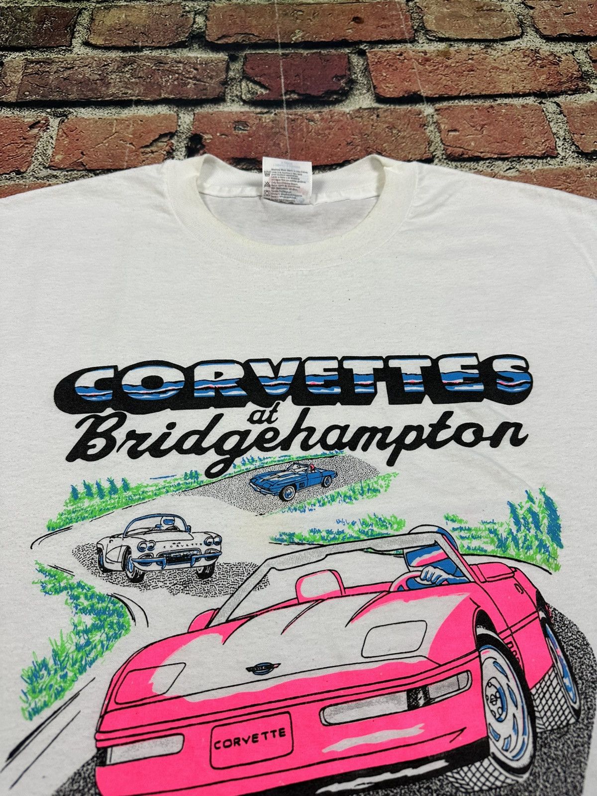 Hanes Vintage Chevy Corvette Bridgehampton Single Stitch T-Shirt Size US XL / EU 56 / 4 - 7 Thumbnail