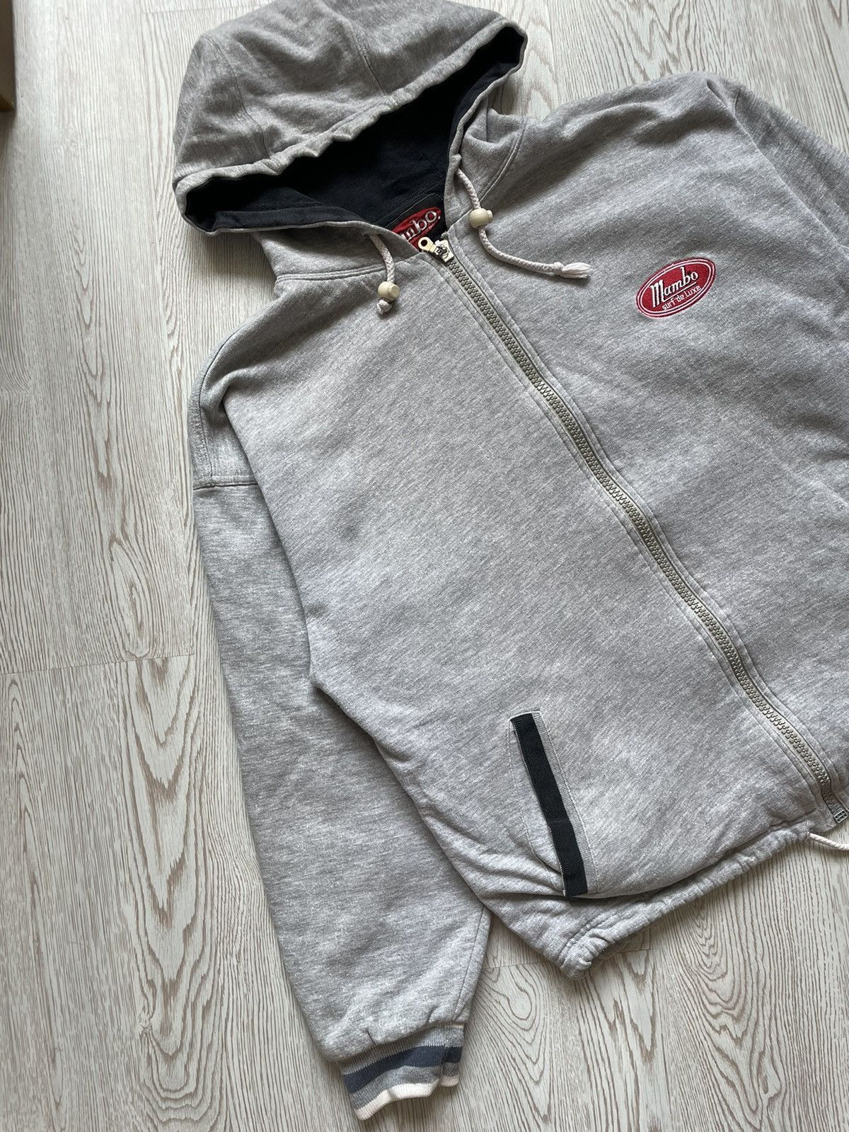 Mambo × Vintage Vintage Mambo Gray Zip Hoodie size L Size US L / EU 52-54 / 3 - 3 Thumbnail