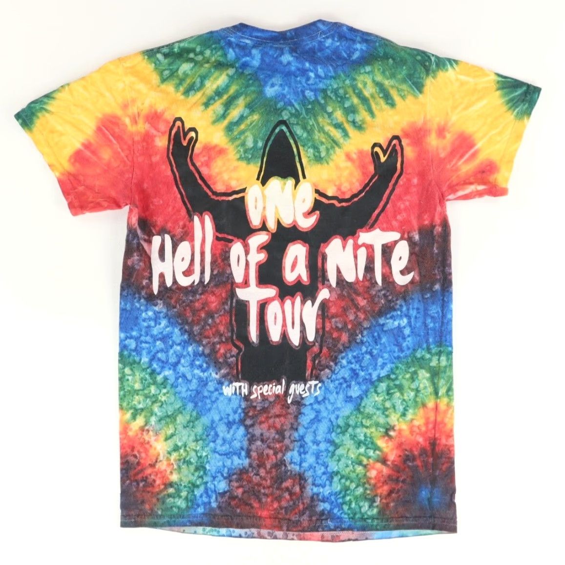 Gildan Gildan One Hell of a Night Tour Tie-Dye T-Shirt Men S Sized Crew Neck Mult—Colored Shirt Size US S / EU 44-46 / 1 - 4 Thumbnail