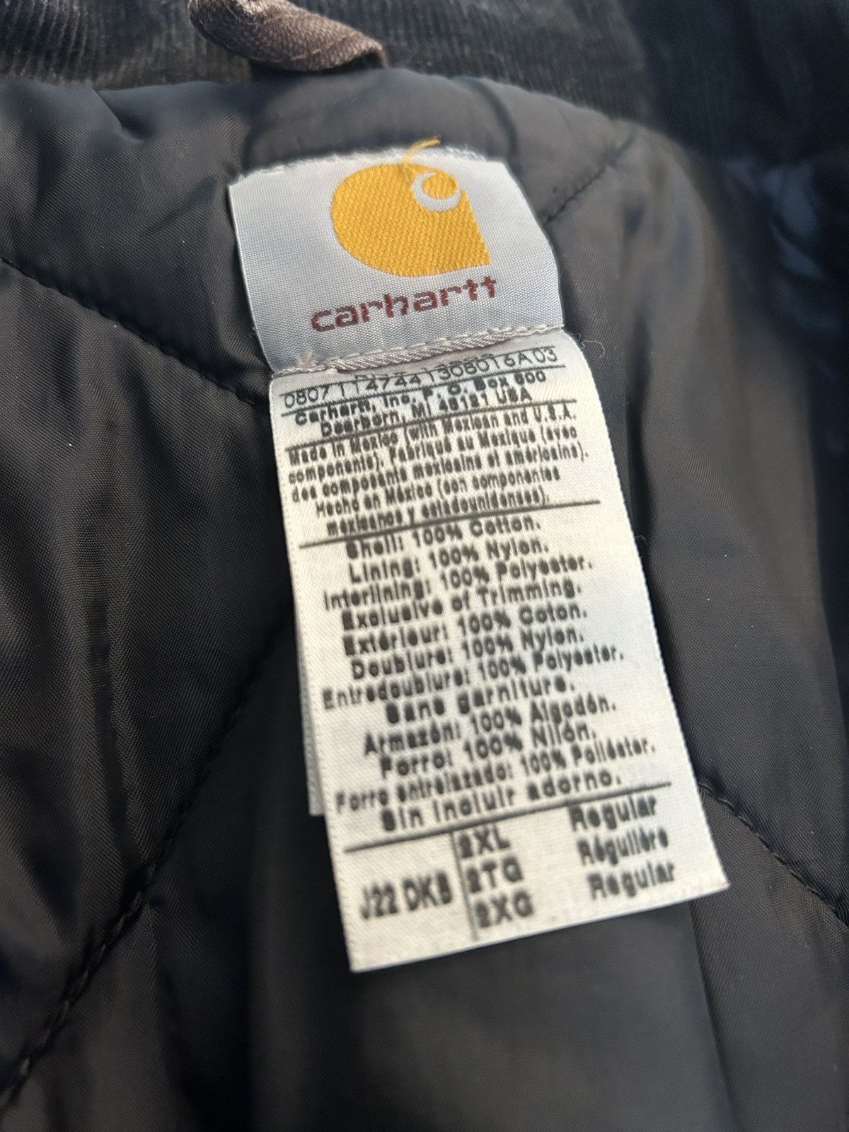 Carhartt Vintage 90s Carhartt J22 brown jacket 2xl Size US XXL / EU 58 / 5 - 12 Thumbnail